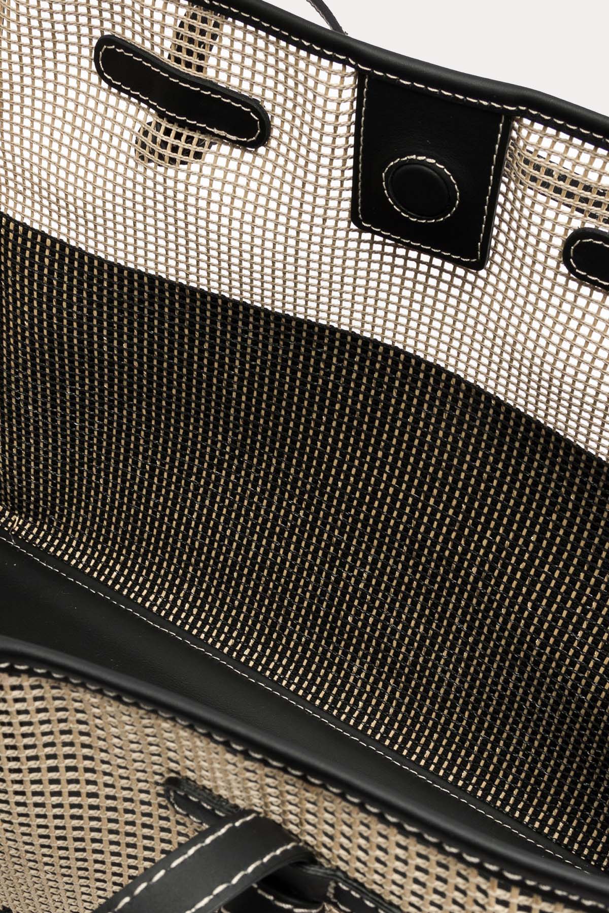 Gianni Chiarini Marcella Rafya Örgü Shopping Bag Çanta