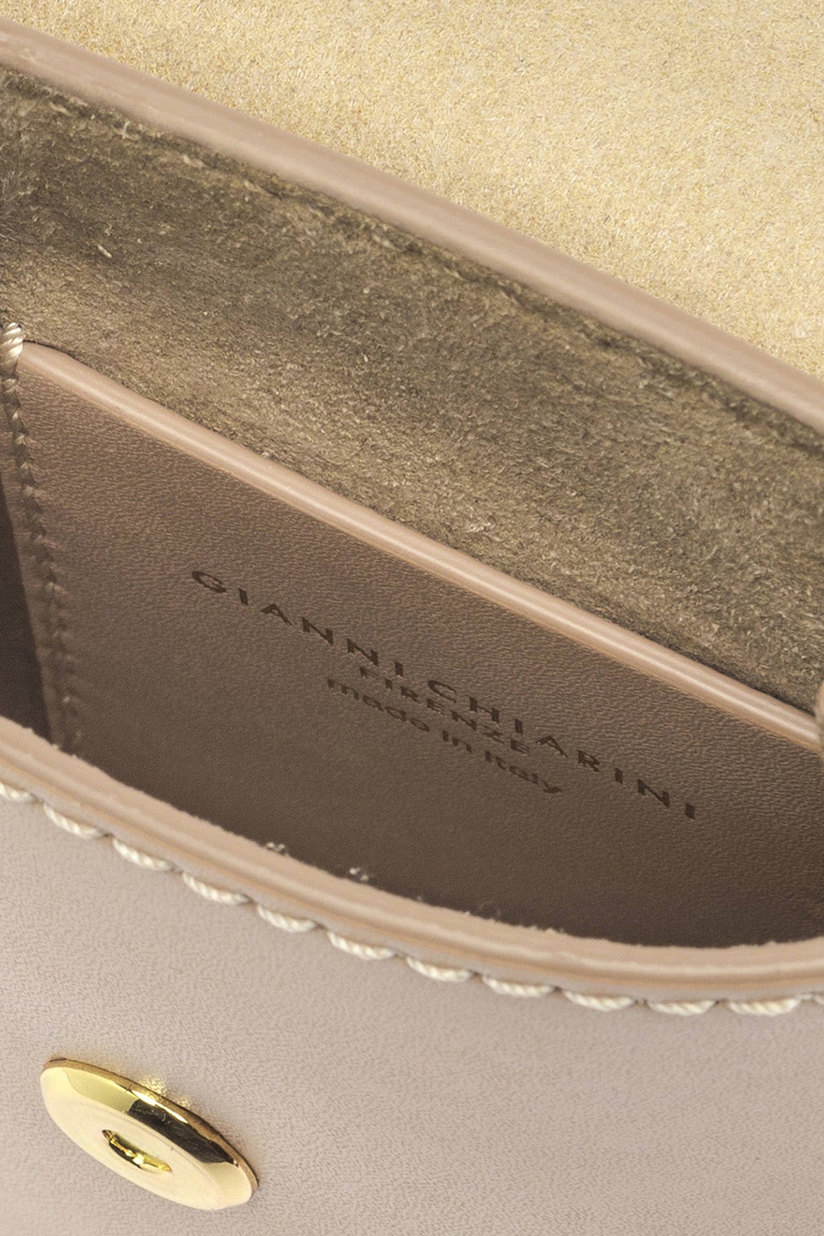 Gianni Chiarini Corallo Deri Small Omuz Çantası-Çanta-Libas