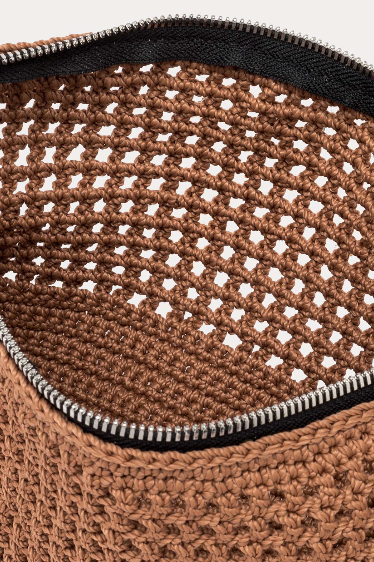 Gianni Chiarini Victoria Kanvas Örgü Clutch Çanta