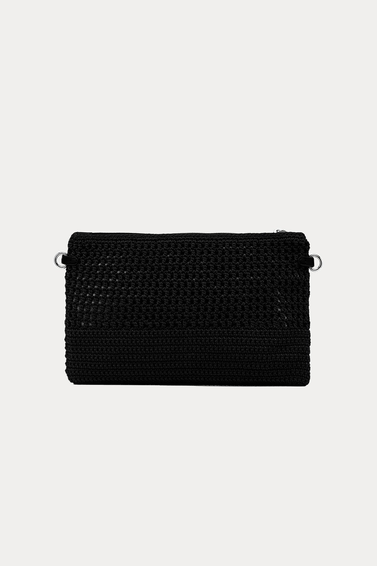 Gianni Chiarini Victoria Kanvas Örgü Clutch Çanta