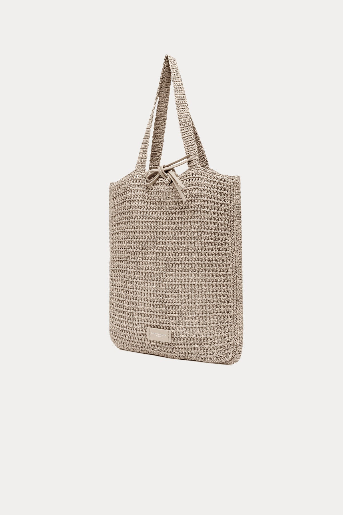 Gianni Chiarini Victoria Kanvas Örgü Shopping Bag Çanta