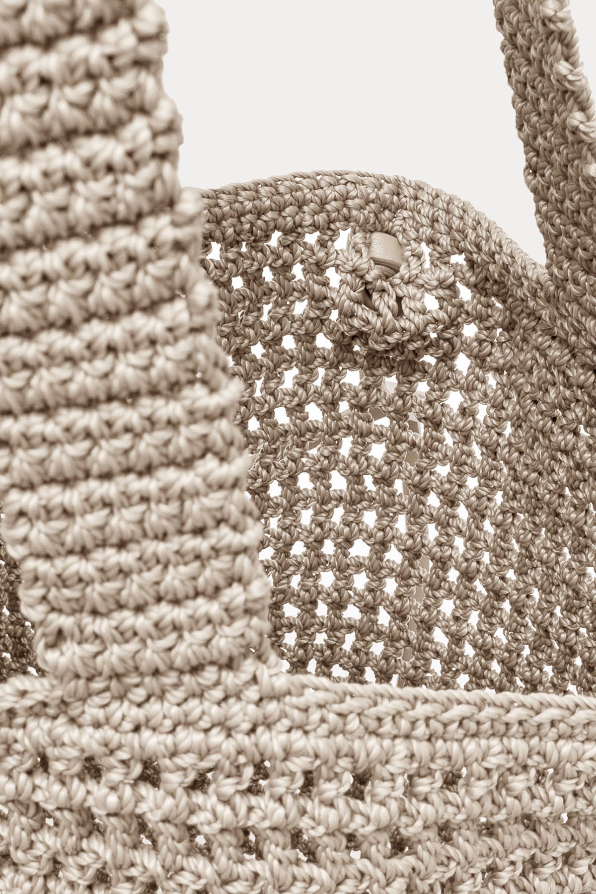 Gianni Chiarini Victoria Kanvas Örgü Shopping Bag Çanta