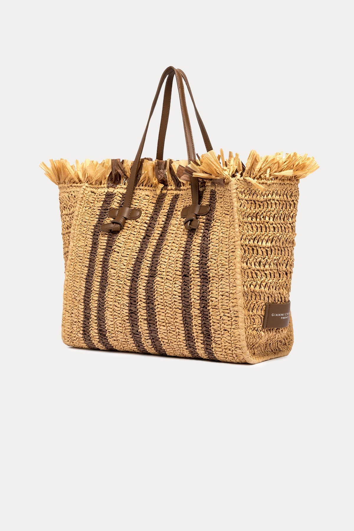 Gianni Chiarini Marcella Hasır Örgü Shopping Bag Çanta