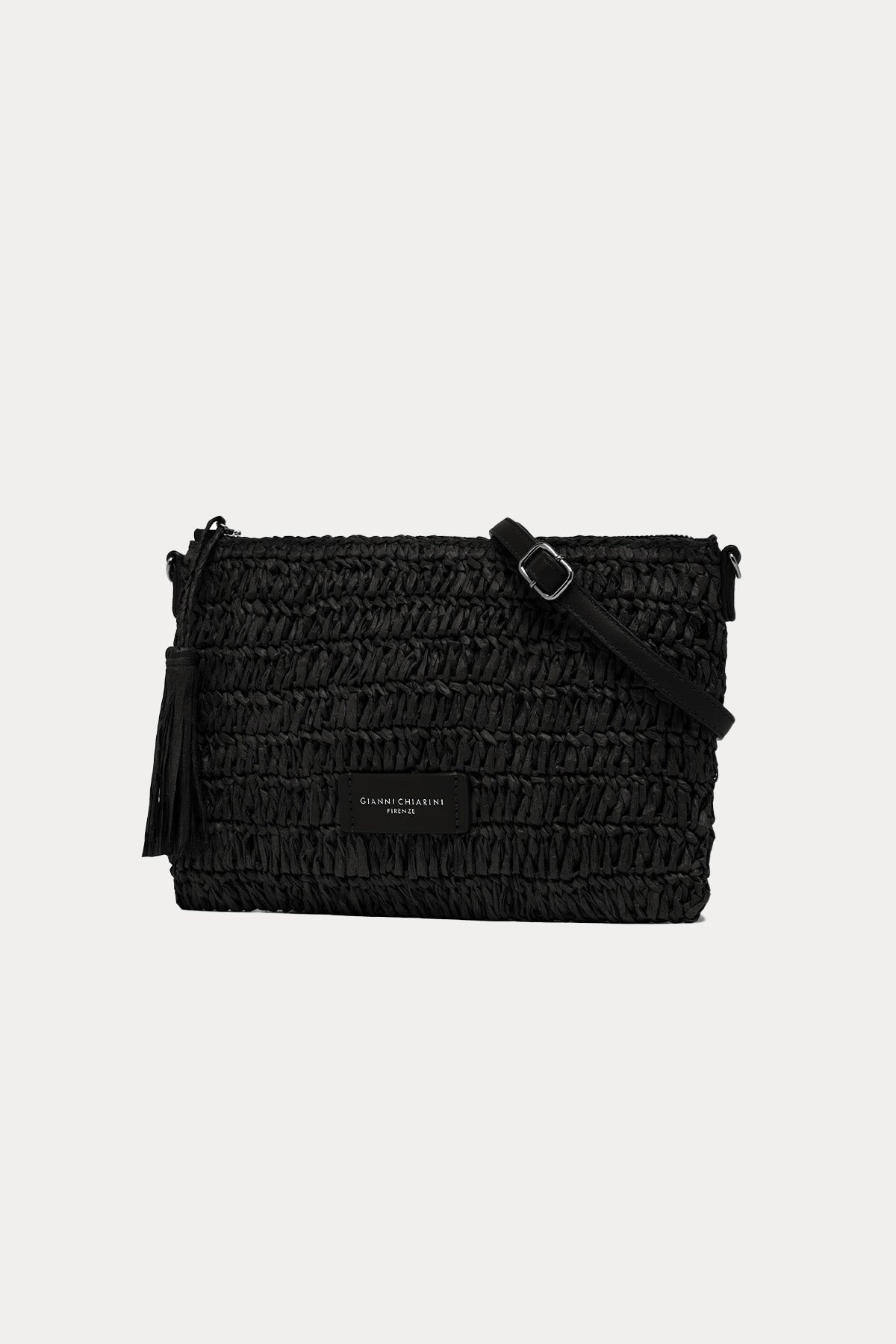 Gianni Chiarini Marcella Hasır Örgü Clutch Çanta