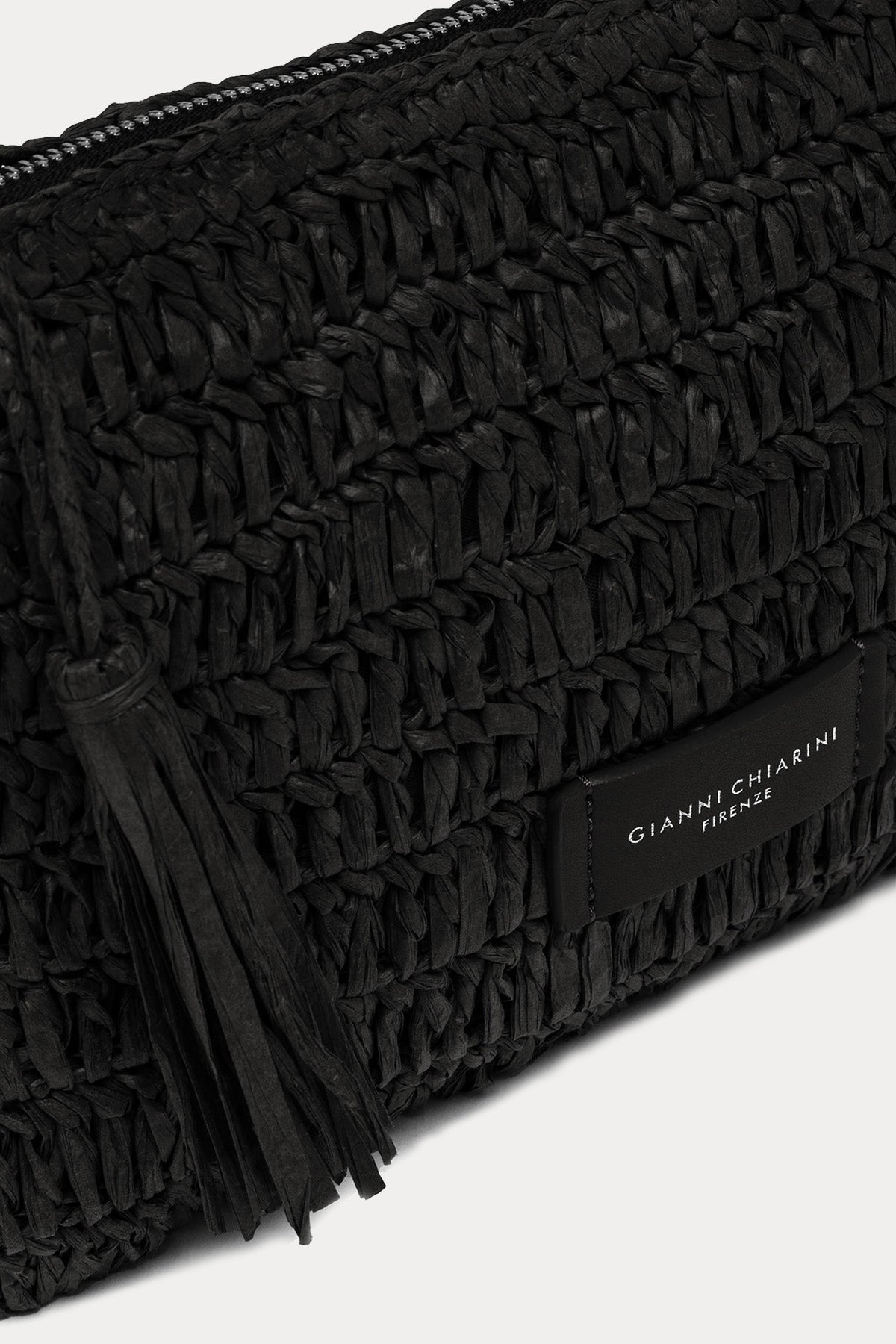 Gianni Chiarini Marcella Hasır Örgü Clutch Çanta