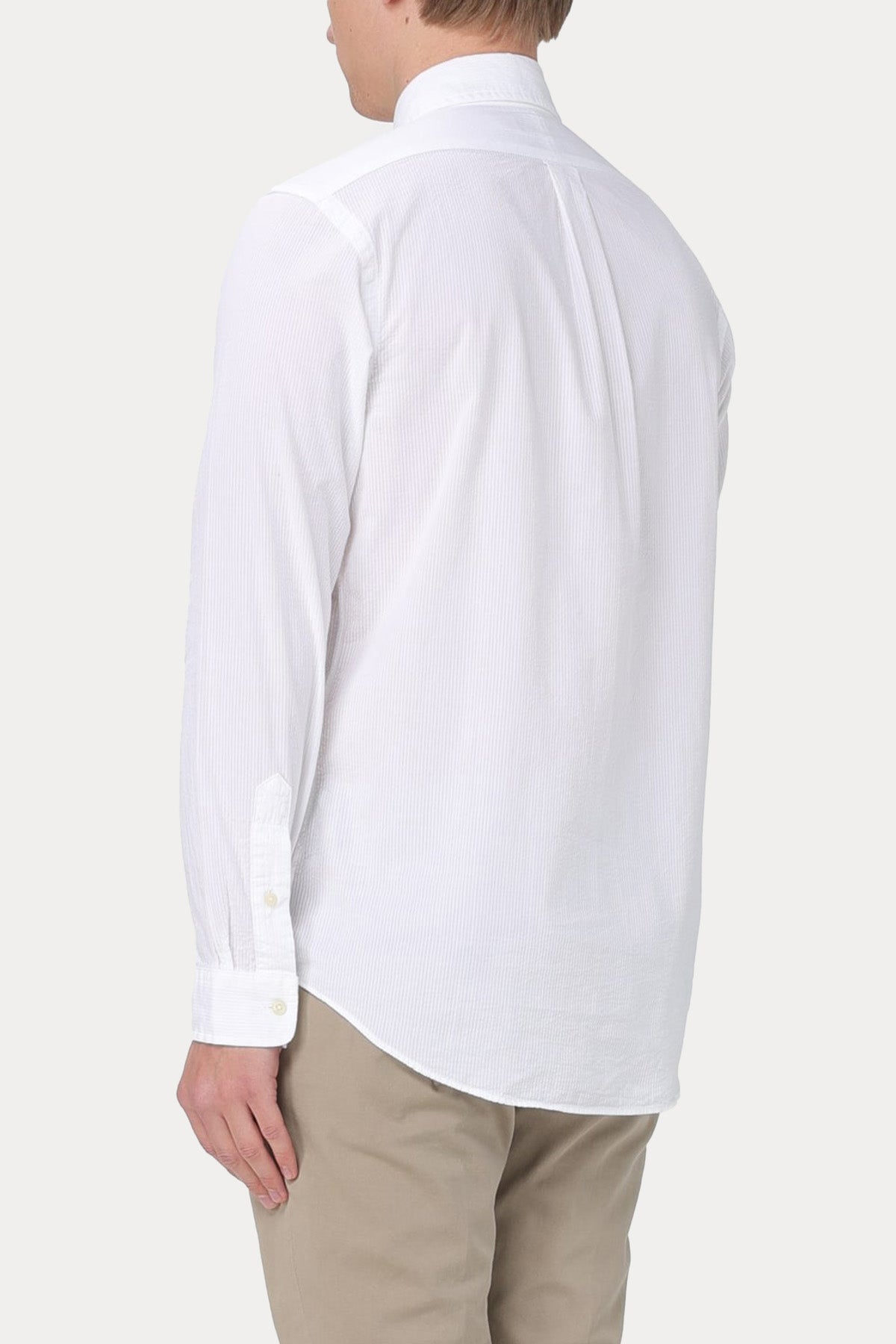 Polo Ralph Lauren Custom Fit Gofre Kumaş Gömlek-Gömlek-Libas