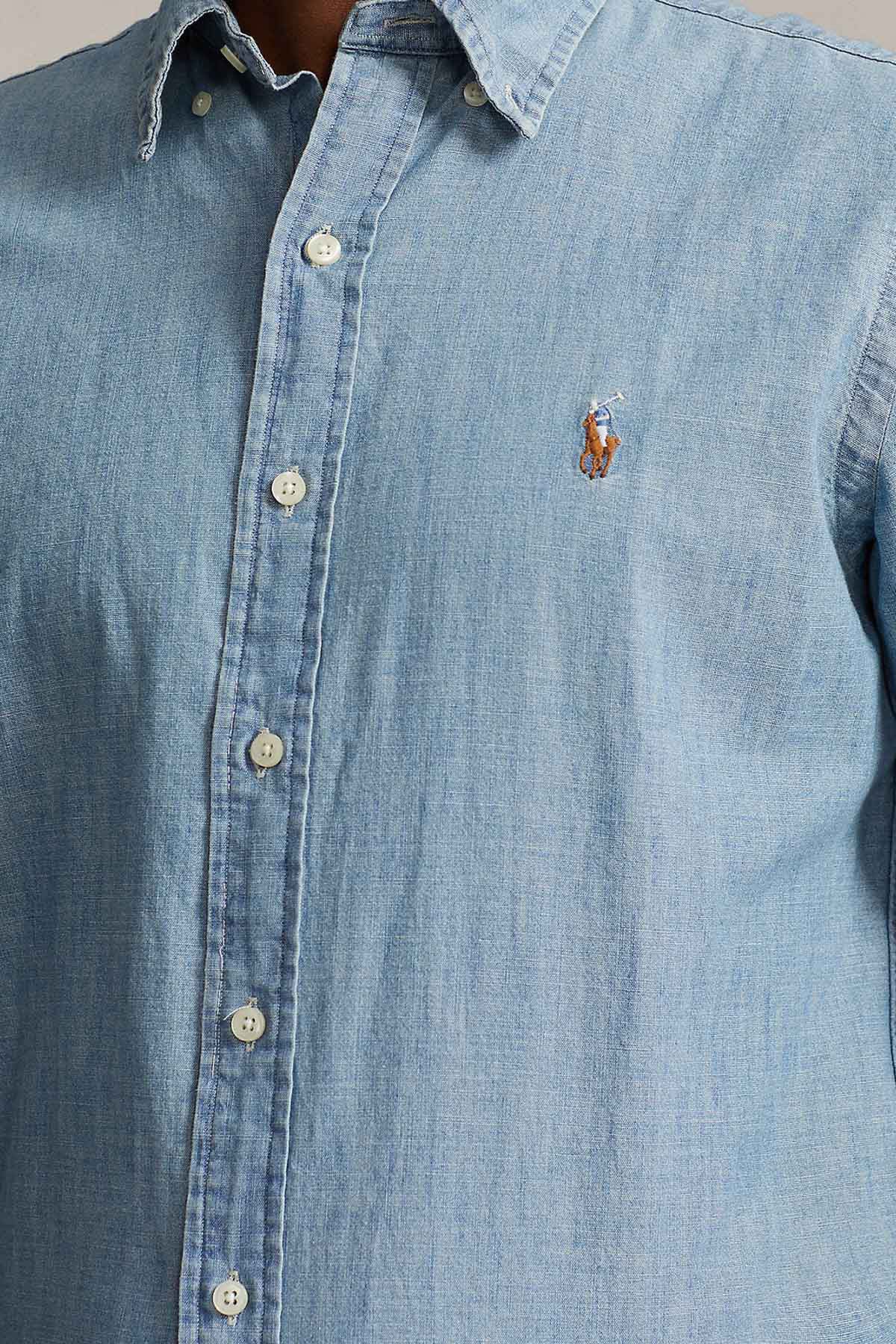 Polo Ralph Lauren Custom Fit Denim Gömlek