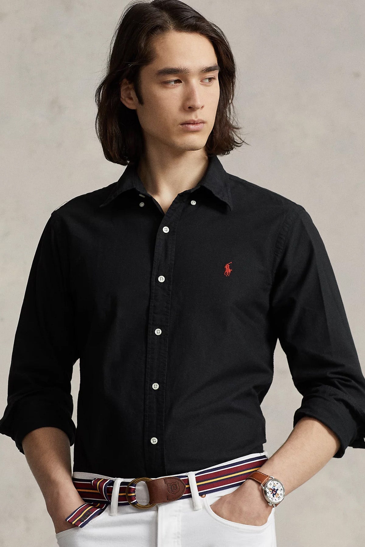 Polo Ralph Lauren Custom Fit Oxford Gömlek-Gömlek-Libas