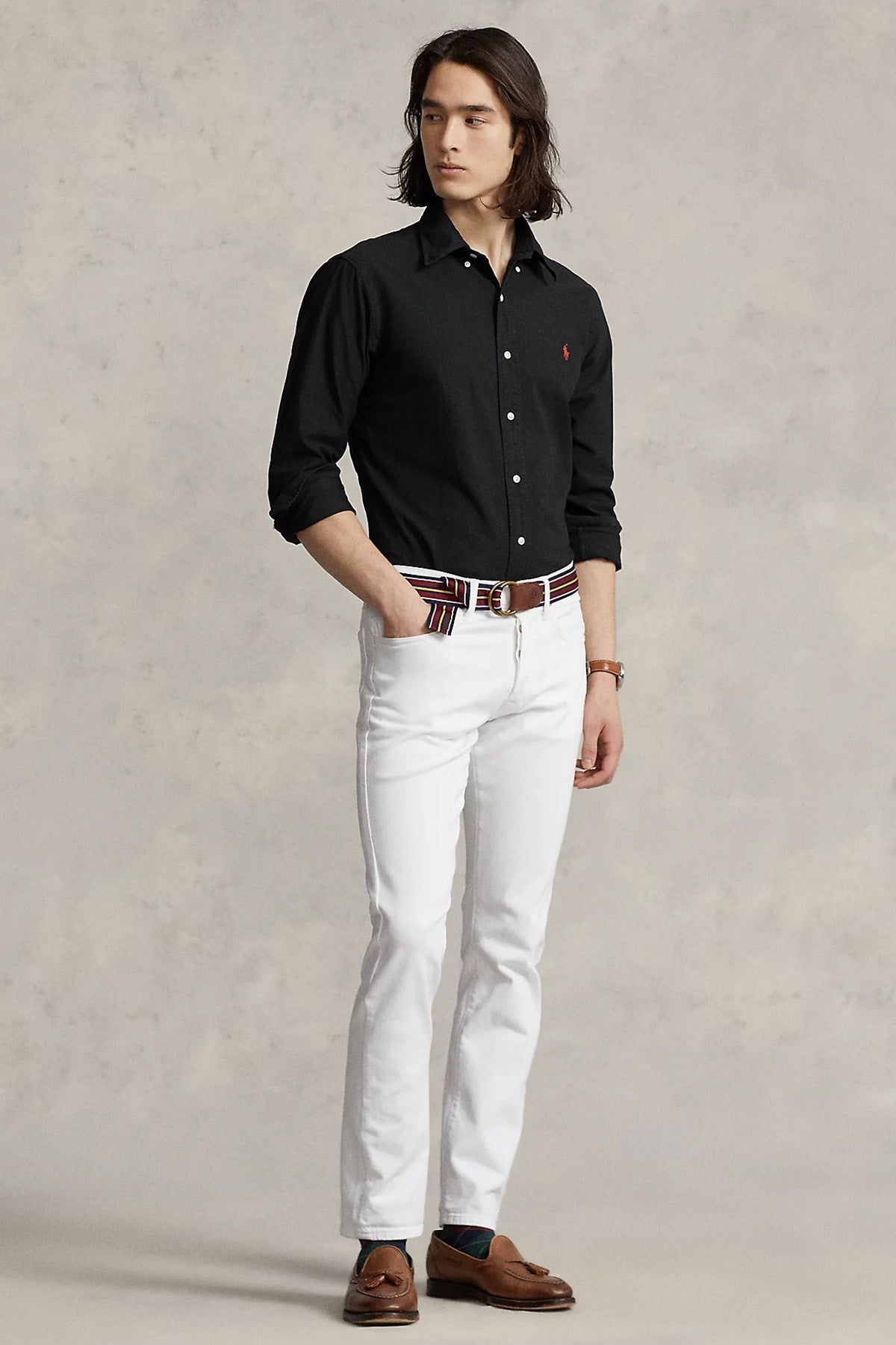 Polo Ralph Lauren Custom Fit Oxford Gömlek-Gömlek-Libas