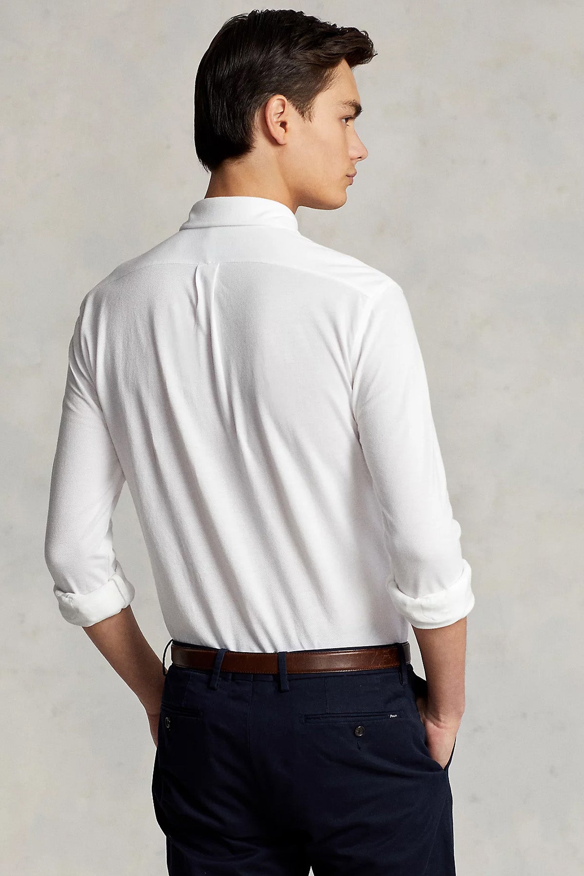 Polo Ralph Lauren Custom Fit Featherweight Mesh Gömlek-Gömlek-Libas
