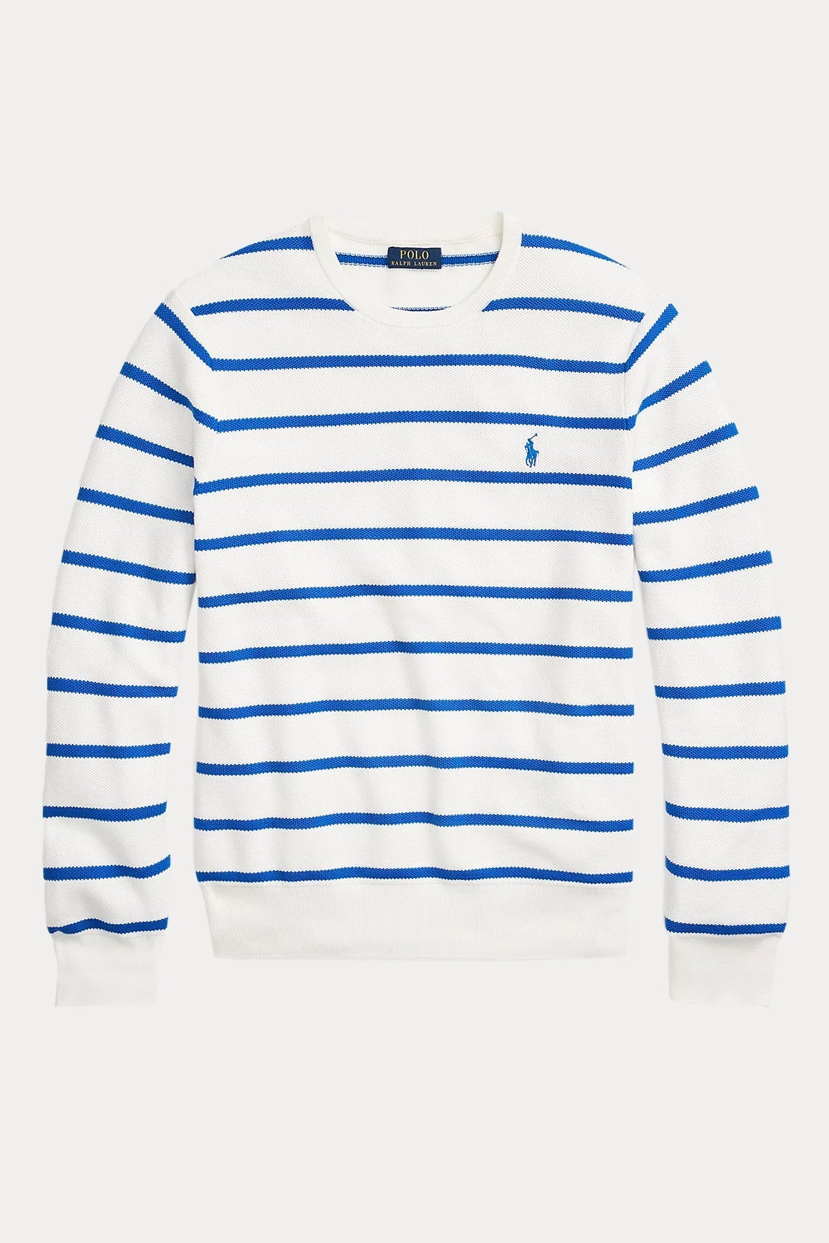 Polo Ralph Lauren Regular Fit Yuvarlak Yaka Çizgili Örgü Triko