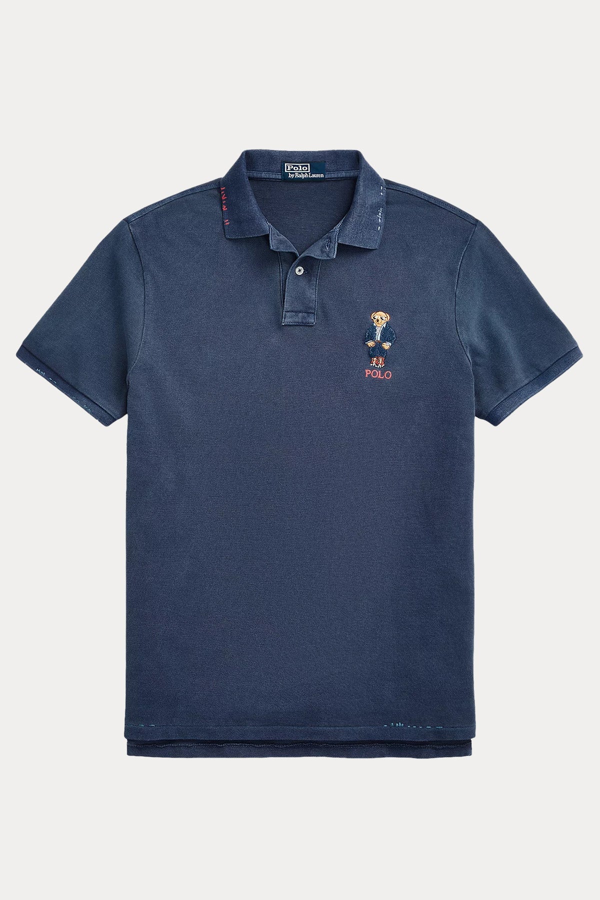 Polo Ralph Lauren Custom Slim Fit Polo Bear Polo Yaka T-shirt
