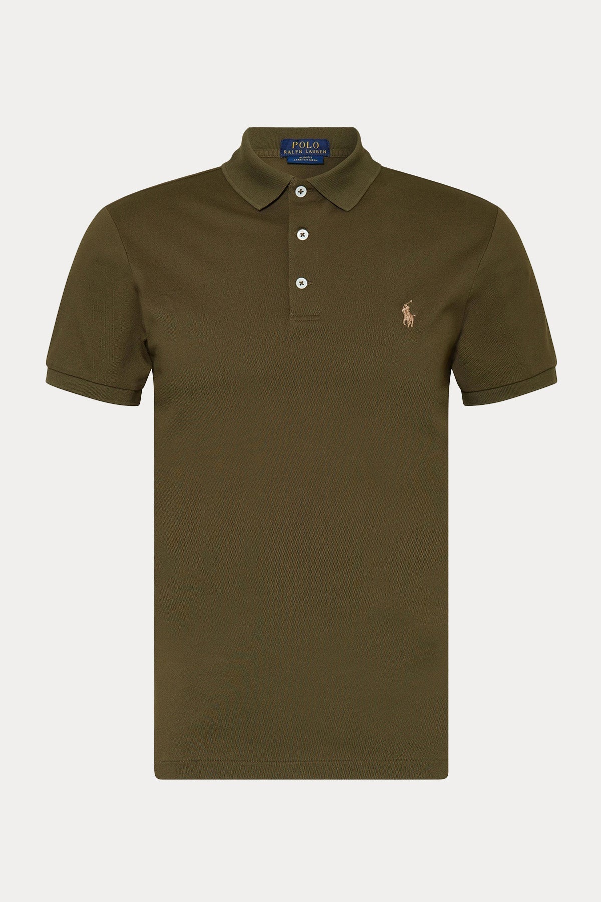 Polo Ralph Lauren Slim Fit Stretch Mesh Polo Yaka T-shirt