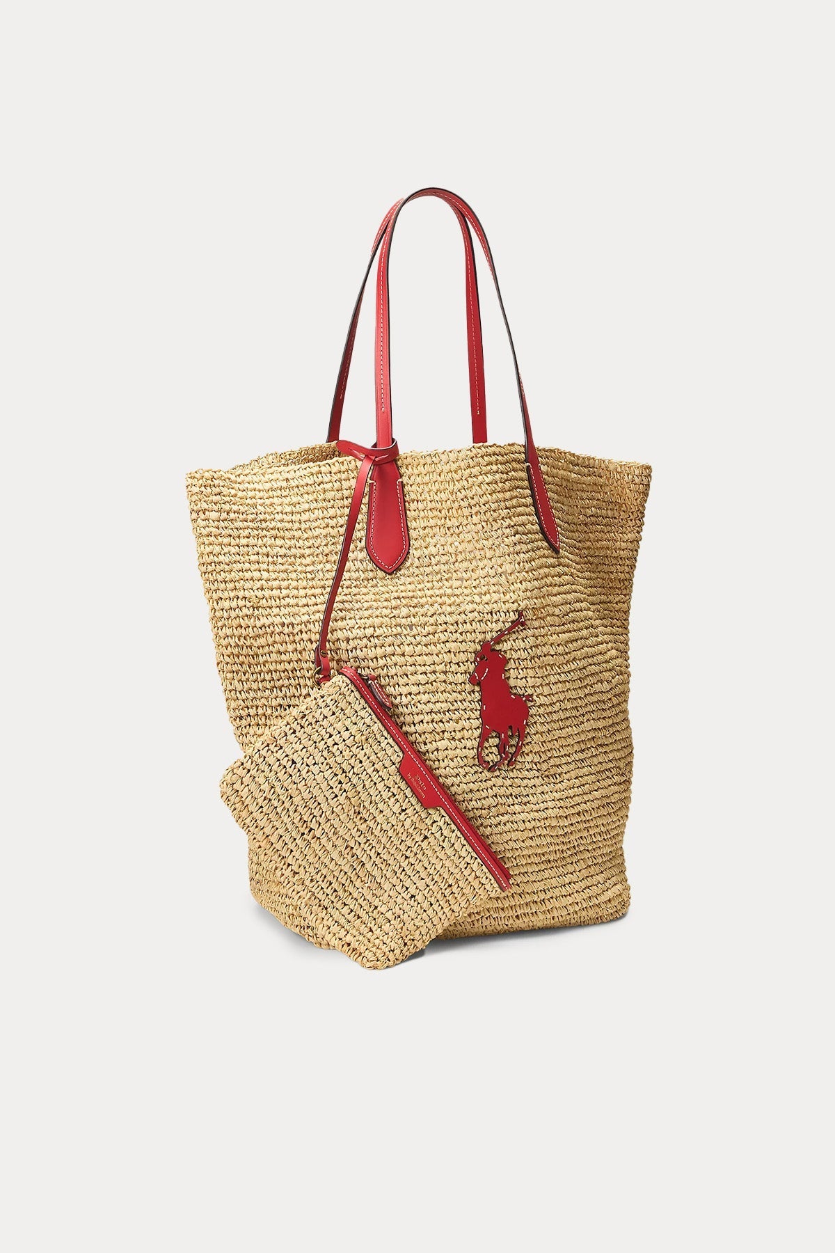 Polo Ralph Lauren Big Pony Logolu Hasır Shopping Bag Çanta