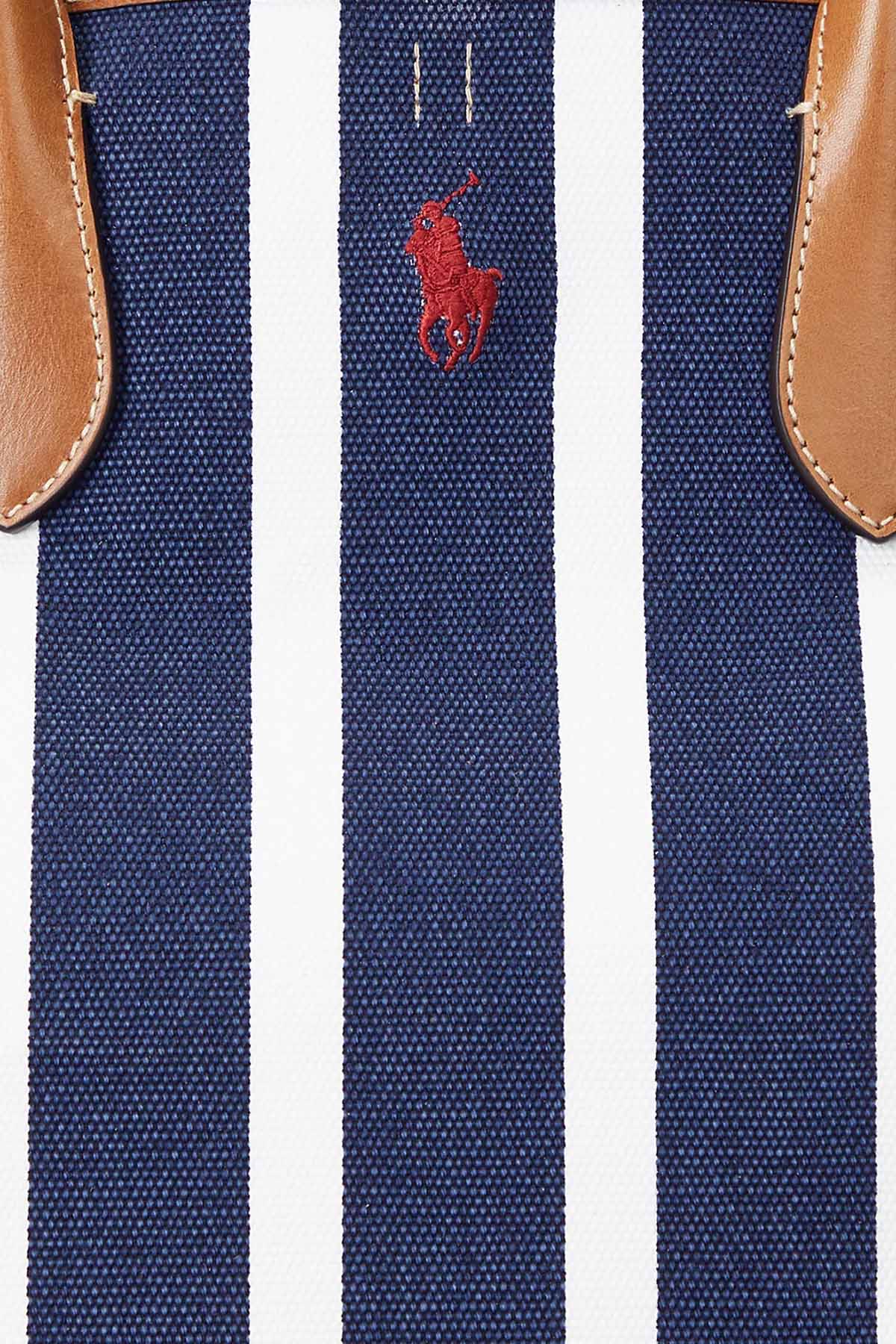 Polo Ralph Lauren Çift Taraflı Çizgili Çanta