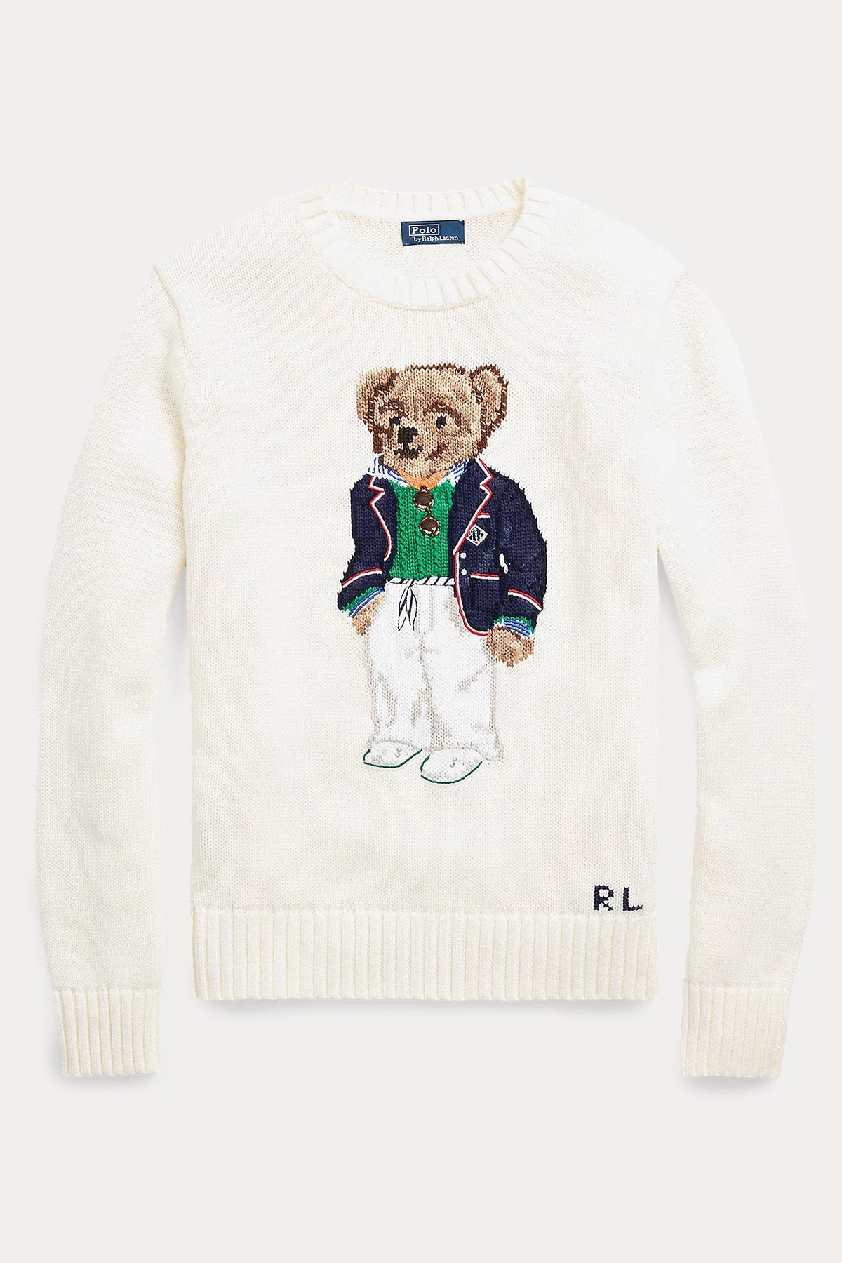 Polo Ralph Lauren Yuvarlak Yaka Örgü Polo Bear Triko-Triko-Libas