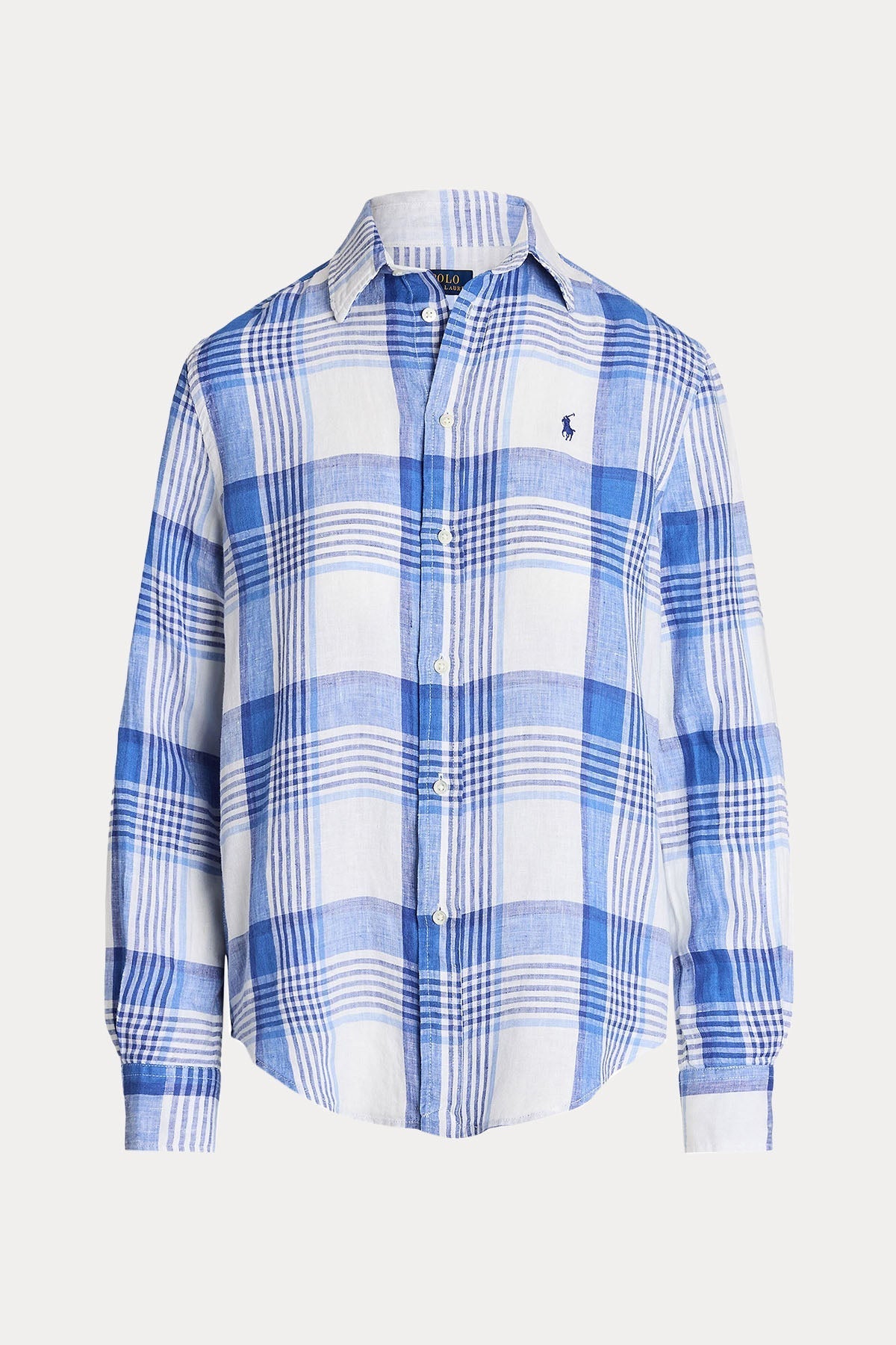 Polo Ralph Lauren Relaxed Fit Ekoseli Keten Gömlek