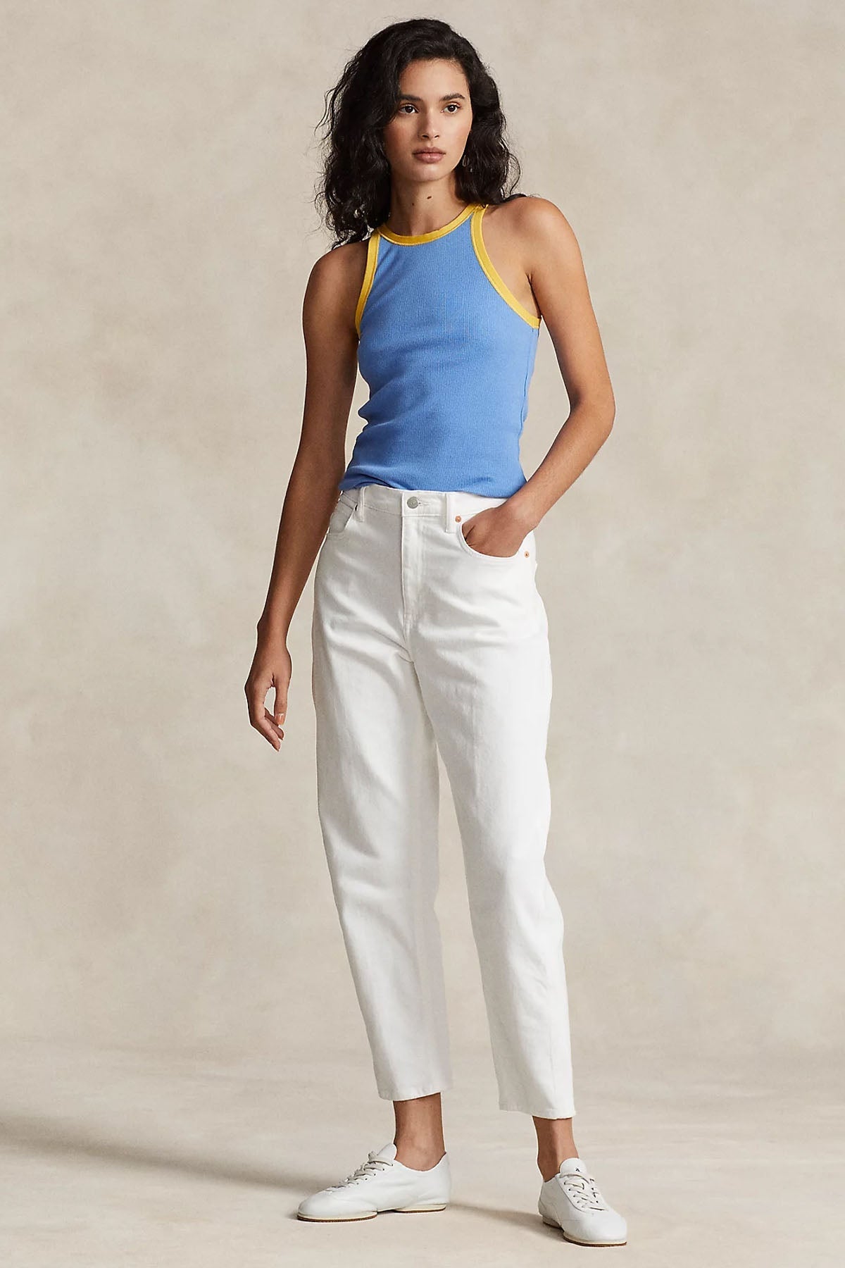 Polo Ralph Lauren Askılı Kolsuz Streç T-shirt