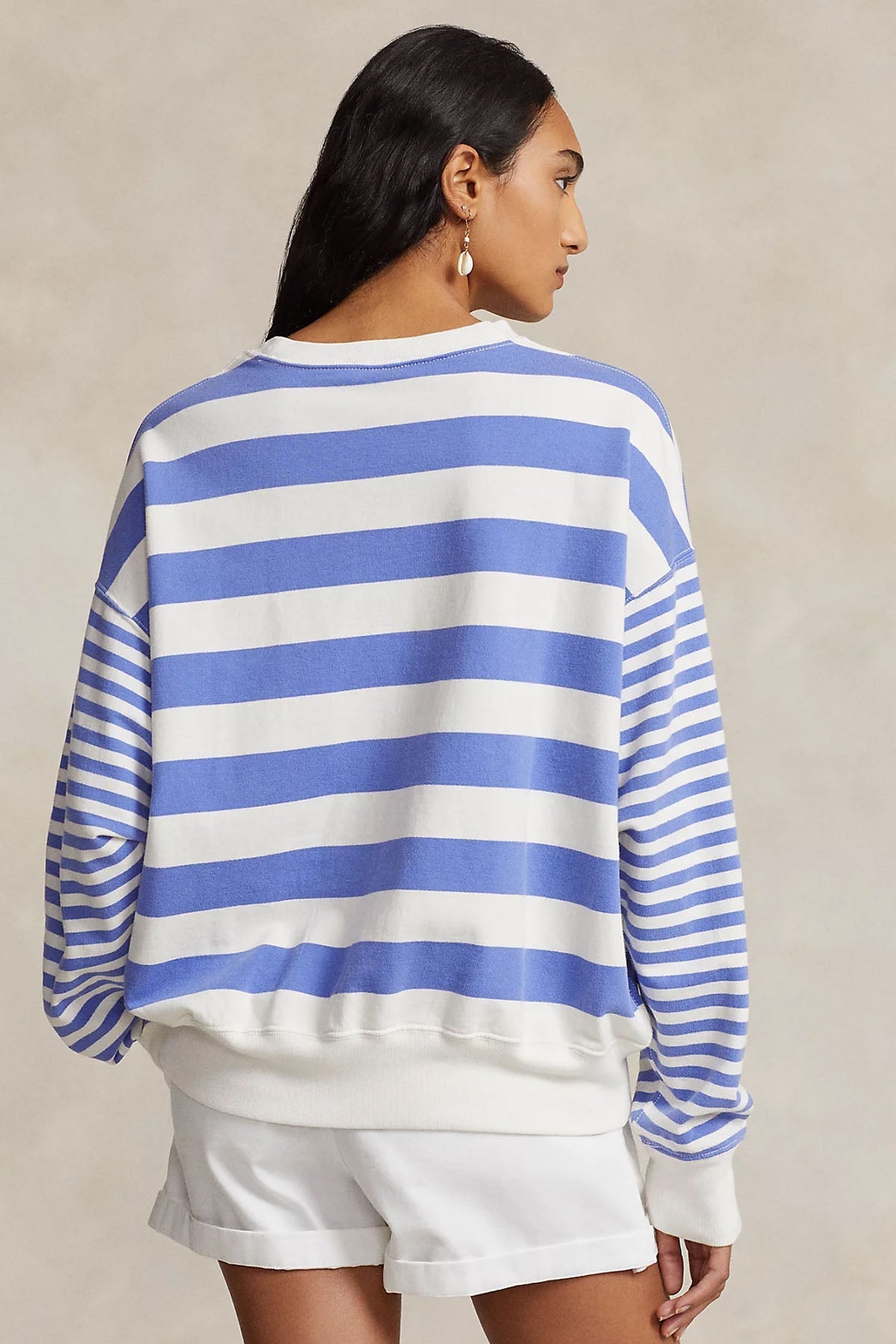 Polo Ralph Lauren Yuvarlak Yaka Çizgili Sweatshirt