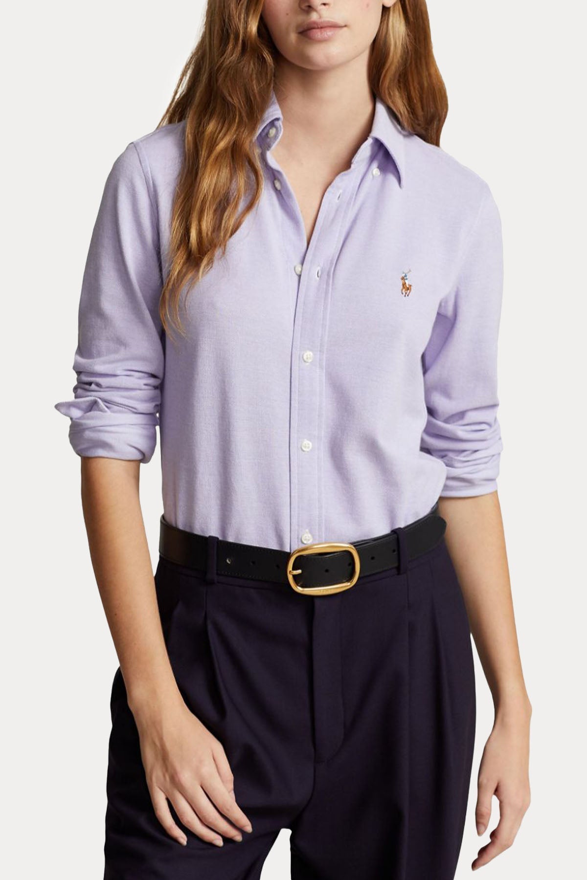 Polo Ralph Lauren Custom Fit Knit Oxford Gömlek-Gömlek-Libas