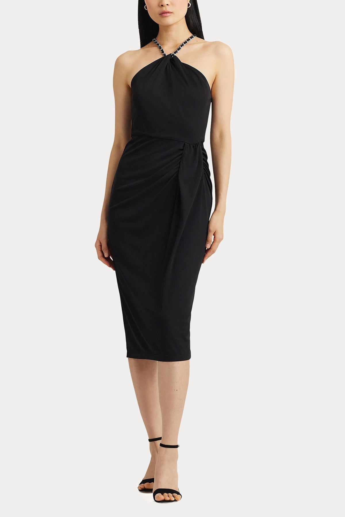 Polo Ralph Lauren Midi Abiye Elbise