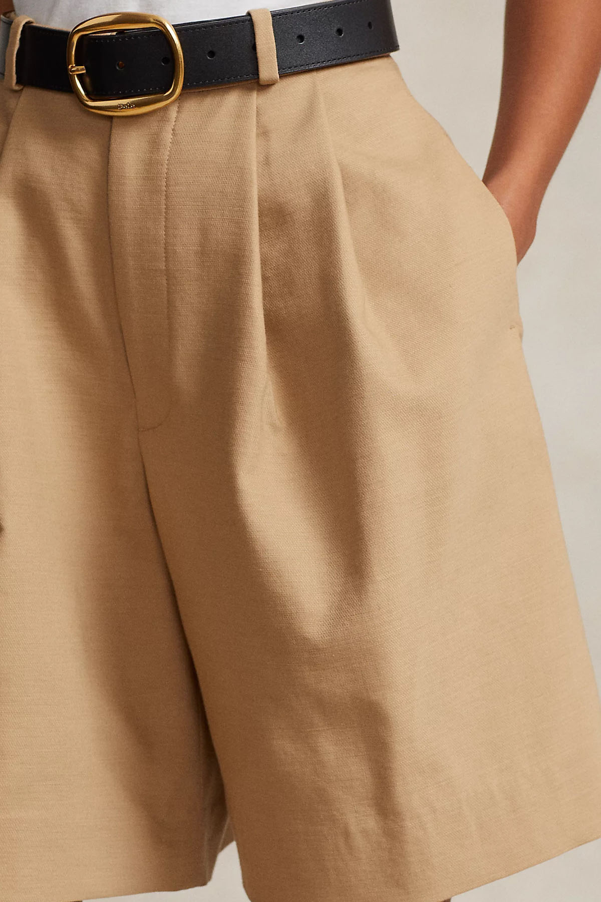 Polo Ralph Lauren Tek Pile Yüksek Bel Şort