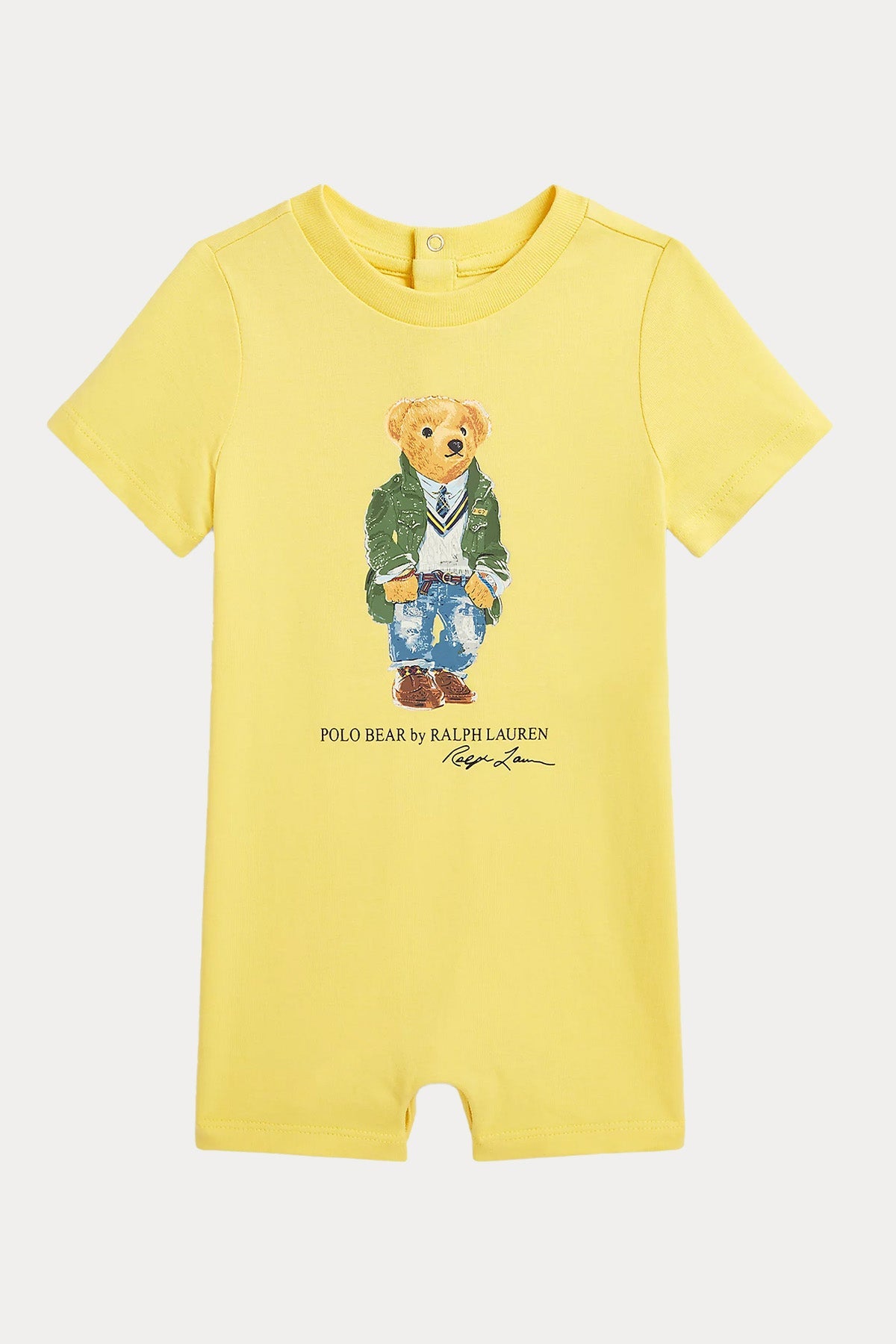 Polo Ralph Lauren Kids 3-12 Aylık Unisex Bebek Polo Bear Tulum