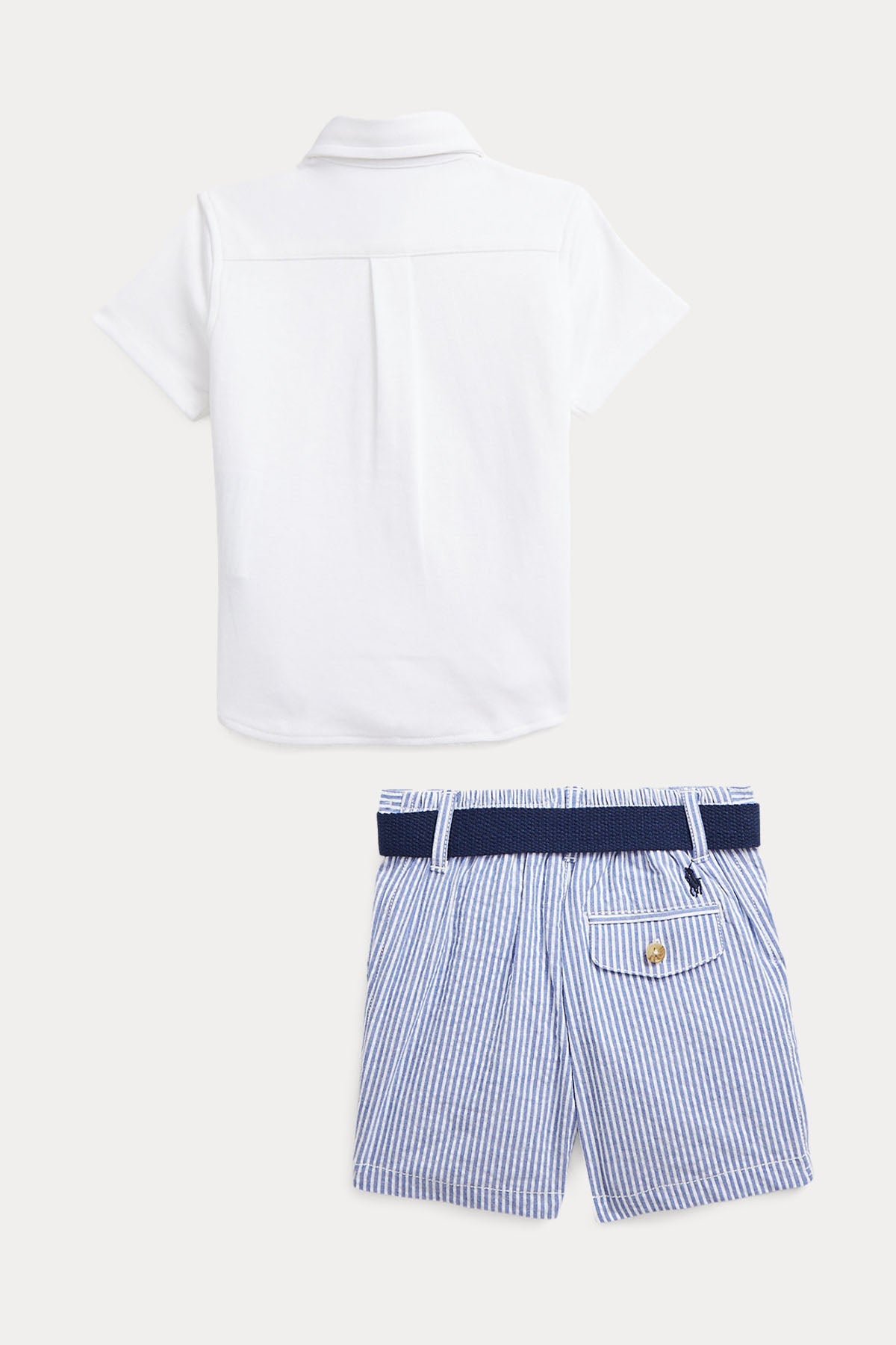 Polo Ralph Lauren Kids 18-24 Aylık Erkek Bebek Gömlek - Şort Set