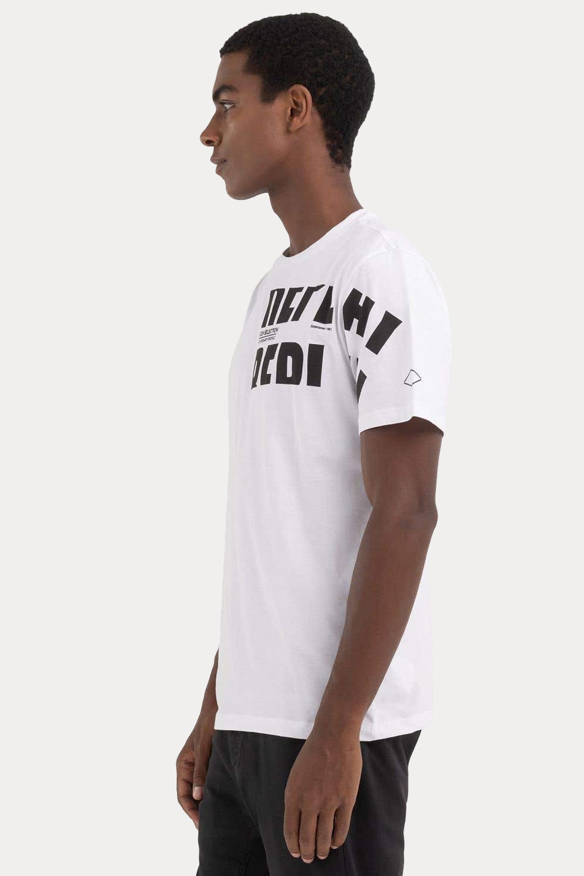 Replay Yuvarlak Yaka Logolu T-shirt