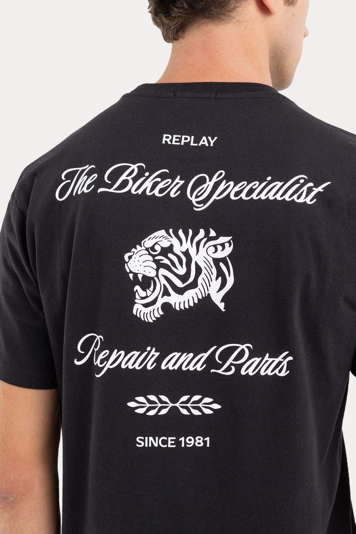 Replay Yuvarlak Yaka Logolu T-shirt