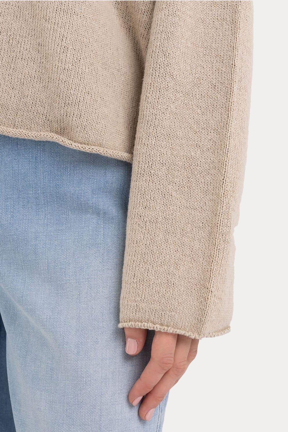 Replay V Yaka Geniş Kesim Örgü Triko