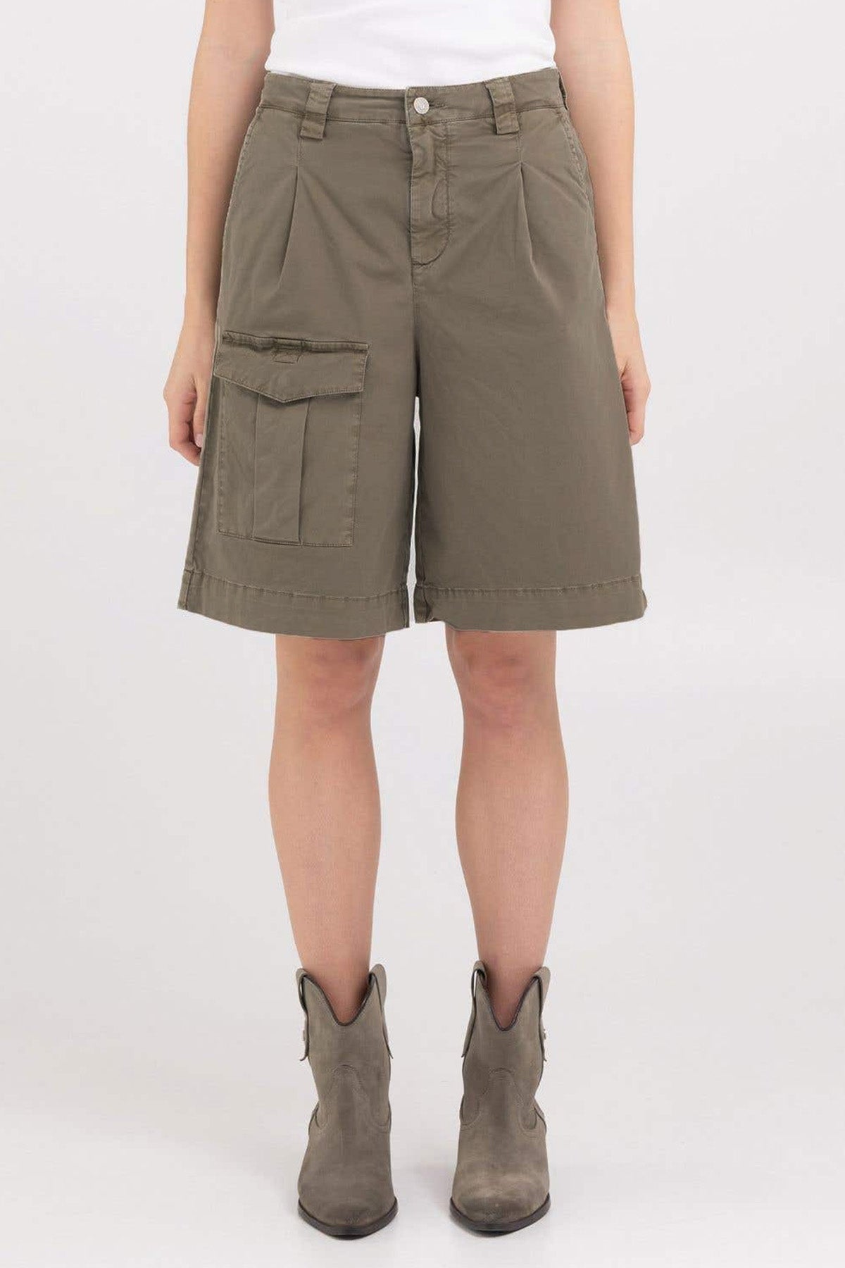 Replay Regular Fit Pileli Kargo Cepli Şort