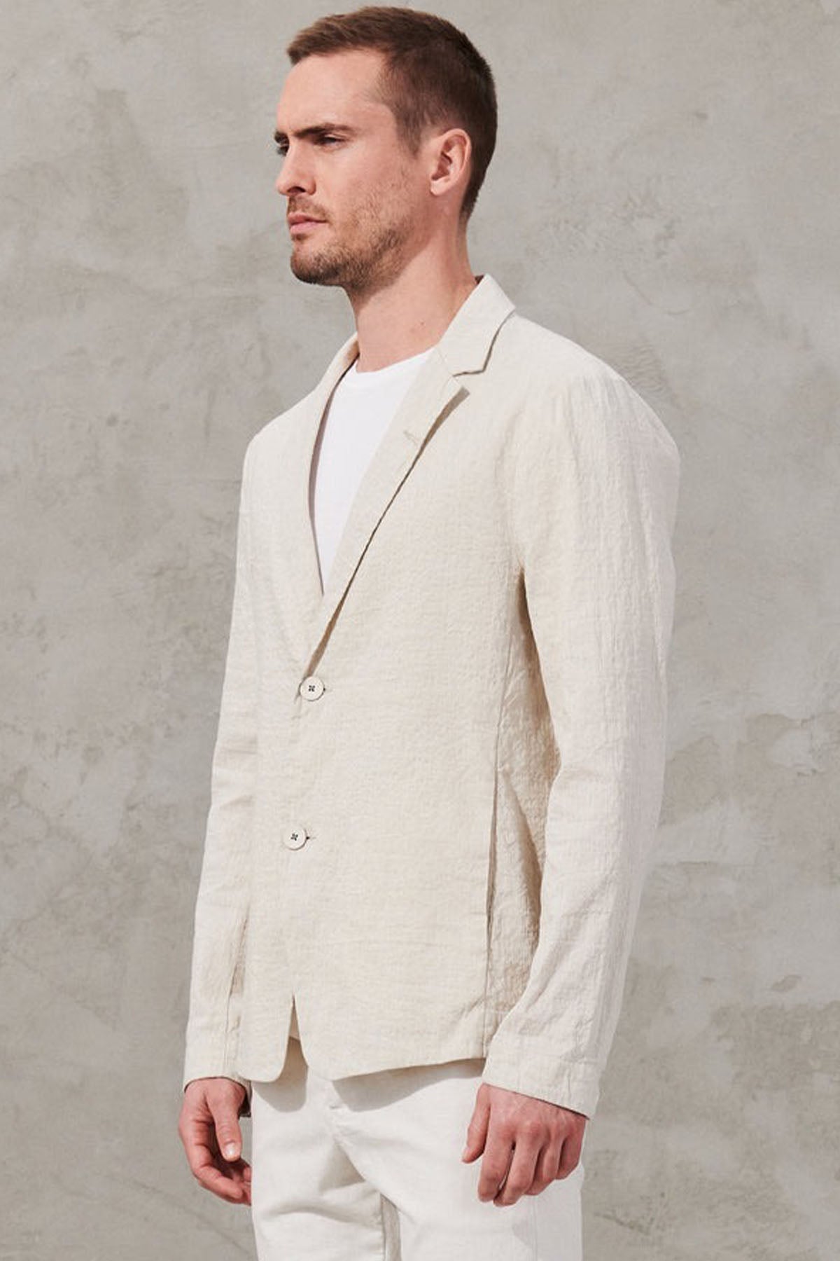Transit Ketenli Blazer Ceket-Ceket-Libas