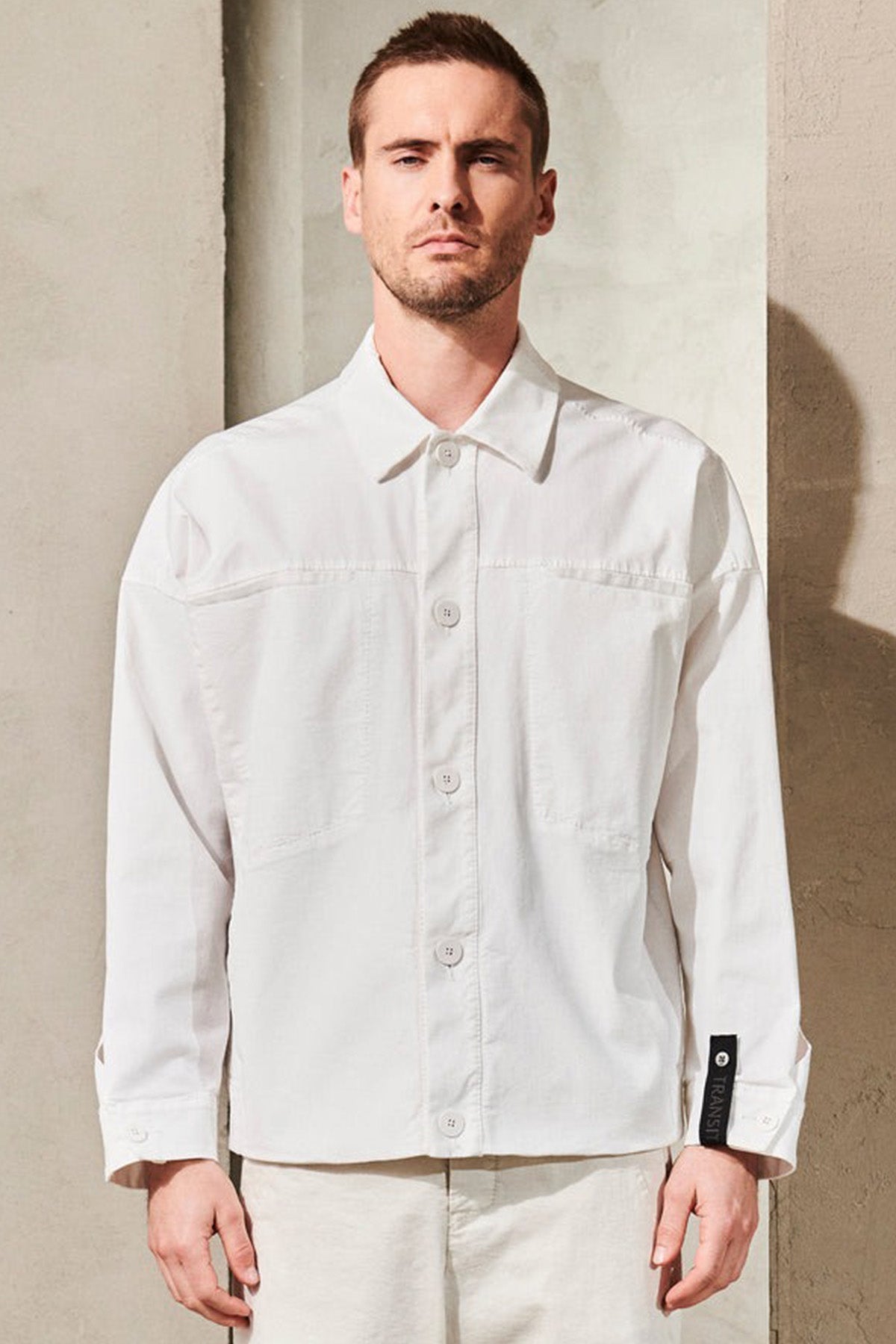 Transit Cep Detaylı Geniş Kesim Gömlek Ceket