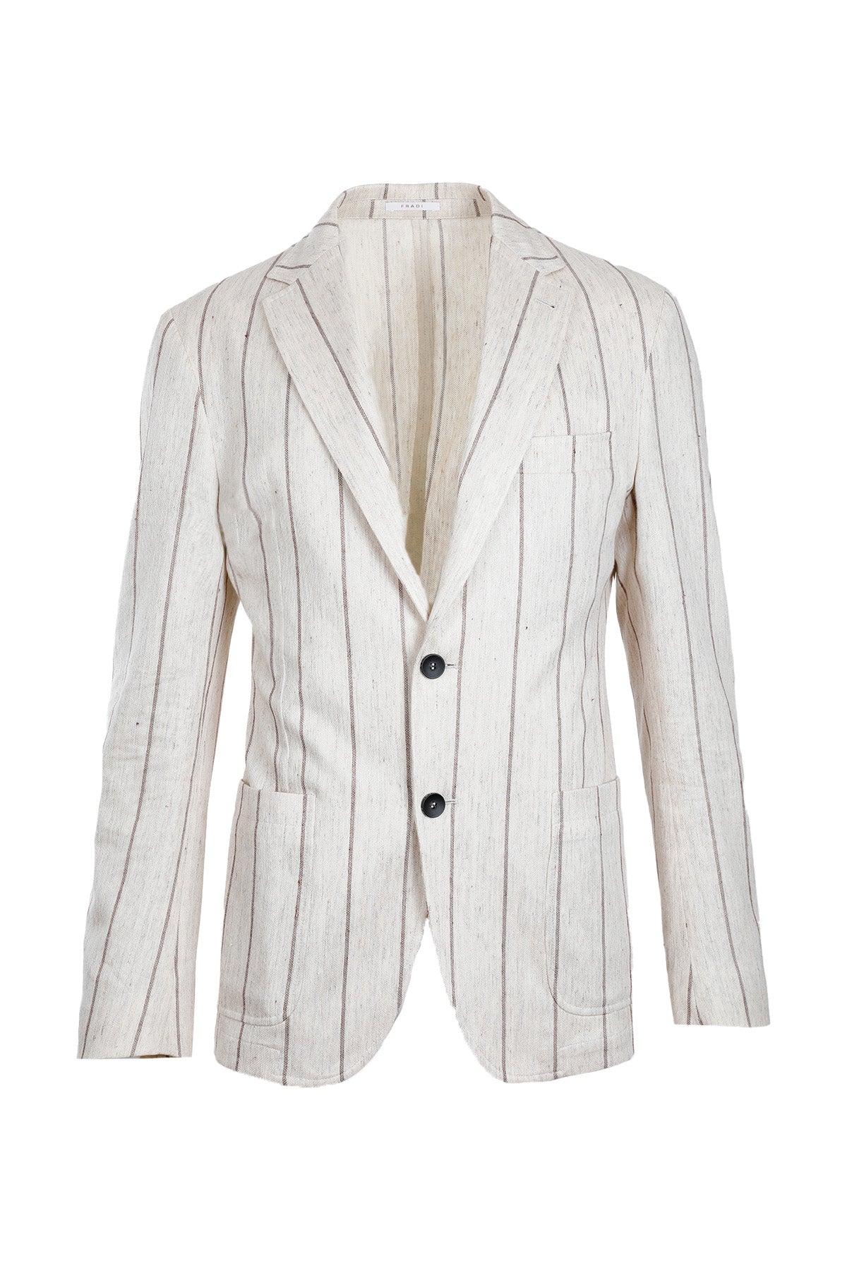 Fradi Çift Düğme Çizgili Ceket-Libas Trendy Fashion Store