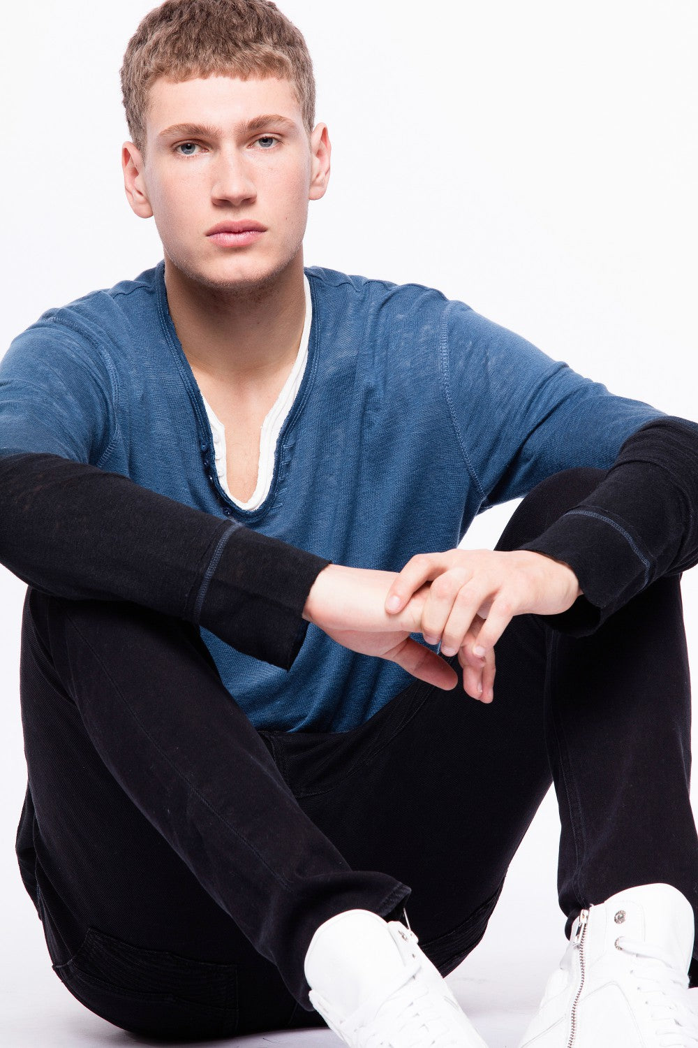 ZADIG&VOLTAIRE T-SHIRT WGTP7402H PETROLE-Libas Trendy Fashion Store