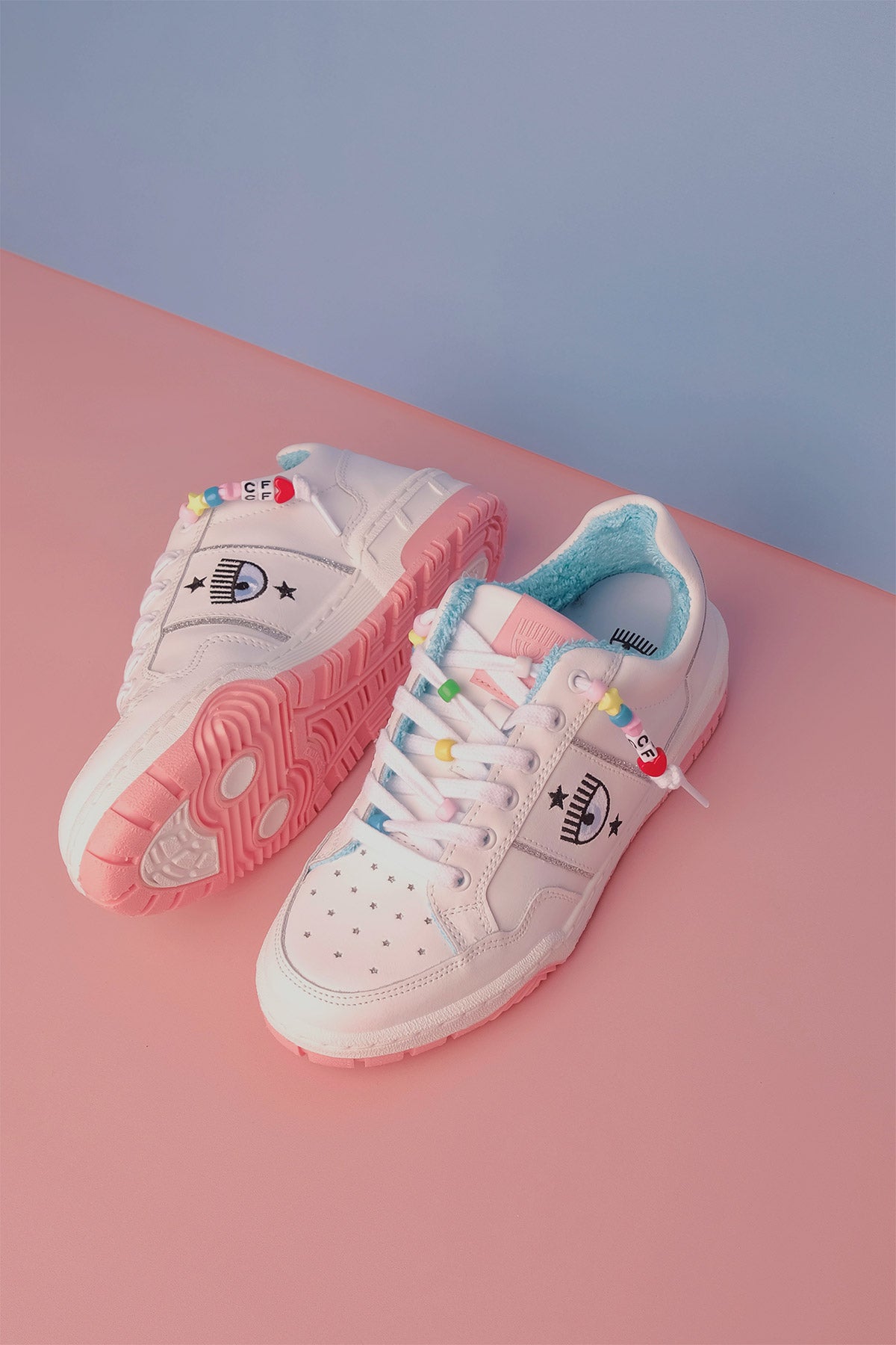 Chiara Ferragni Göz Logolu Deri Sneaker Ayakkabı-Libas Trendy Fashion Store