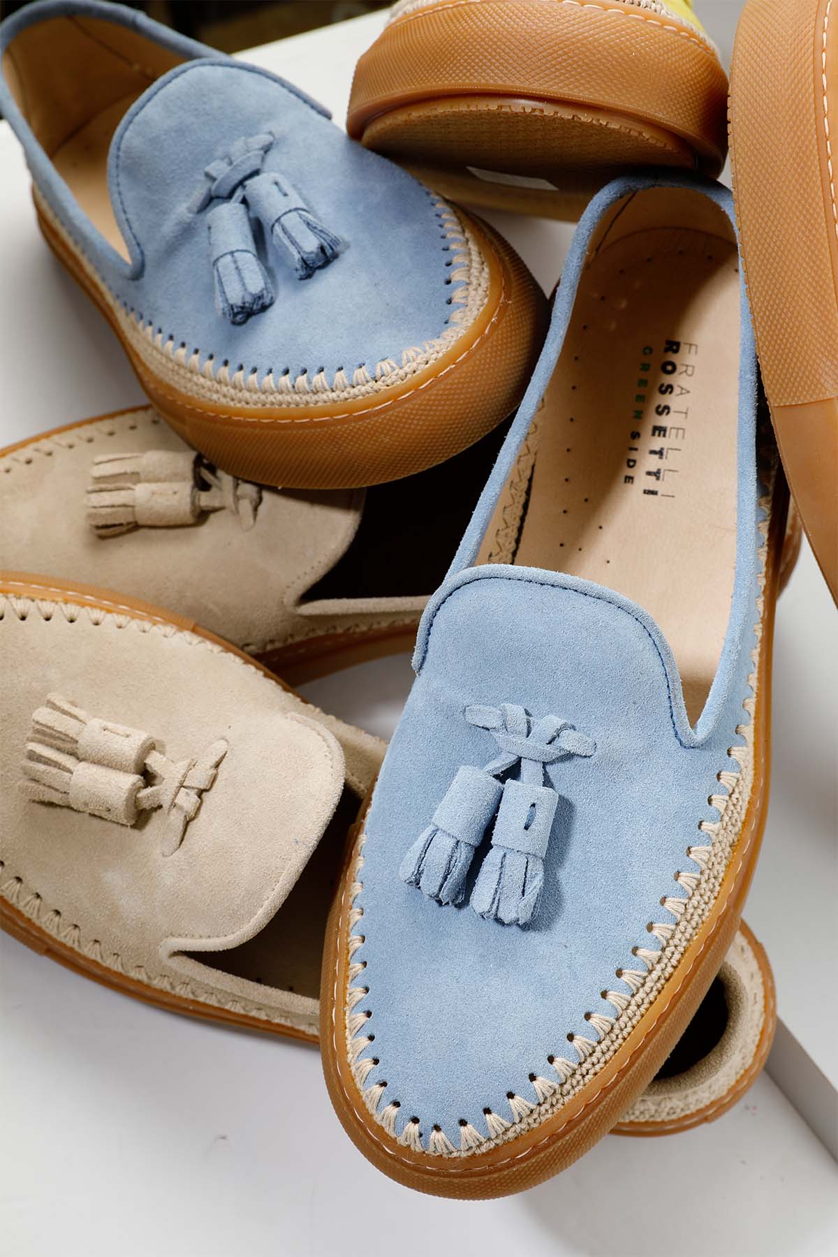 Fratelli Rossetti Brera Püsküllü Süet Loafer Ayakkabı-Libas Trendy Fashion Store