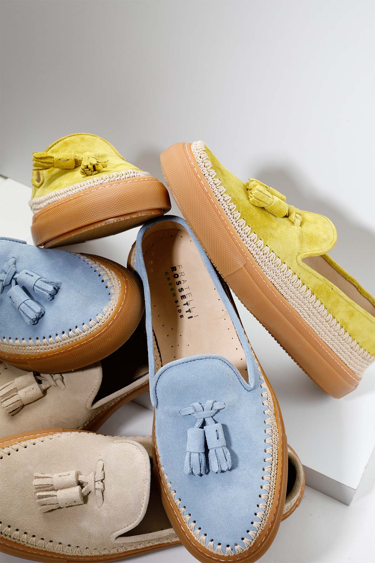 Fratelli Rossetti Brera Püsküllü Süet Loafer Ayakkabı-Libas Trendy Fashion Store