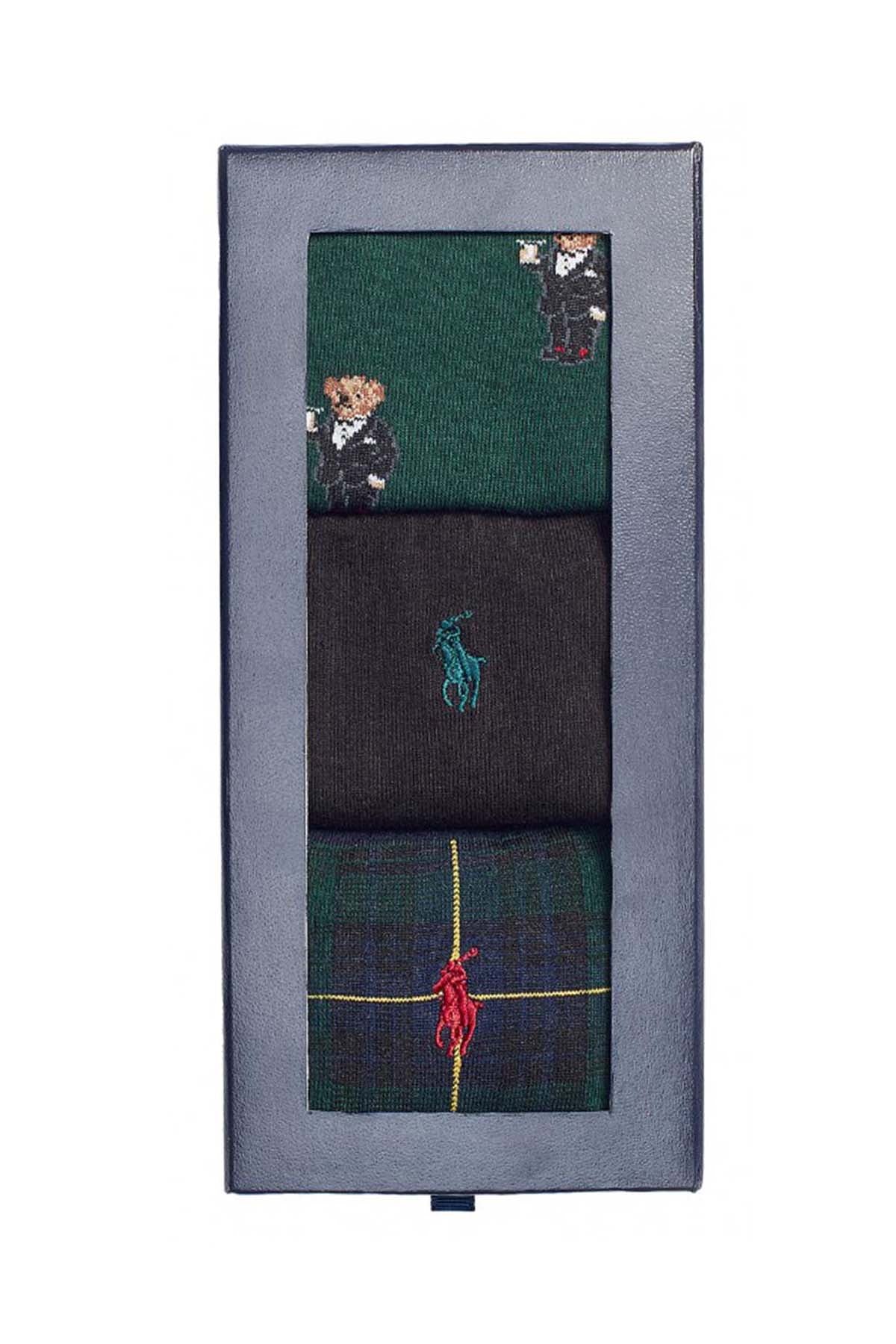 Polo Ralph Lauren Polo Bear 3'lü Çorap Set-Libas Trendy Fashion Store