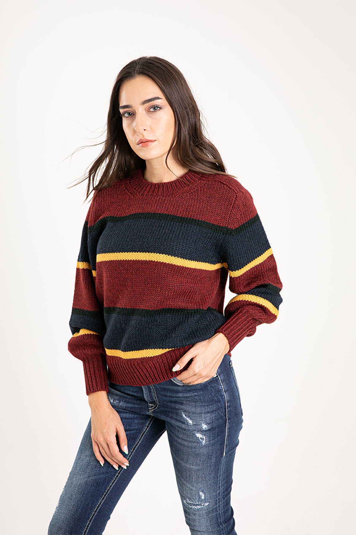 Polo Ralph Lauren Yuvarlak Yaka Yün Kazak