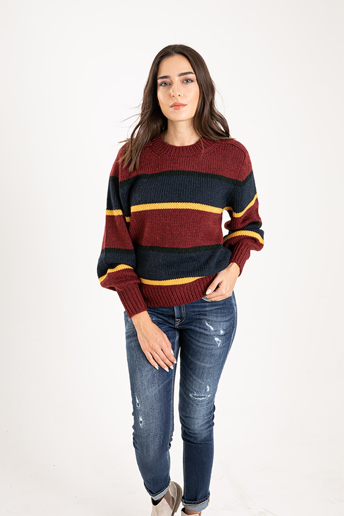 Polo Ralph Lauren Yuvarlak Yaka Yün Kazak