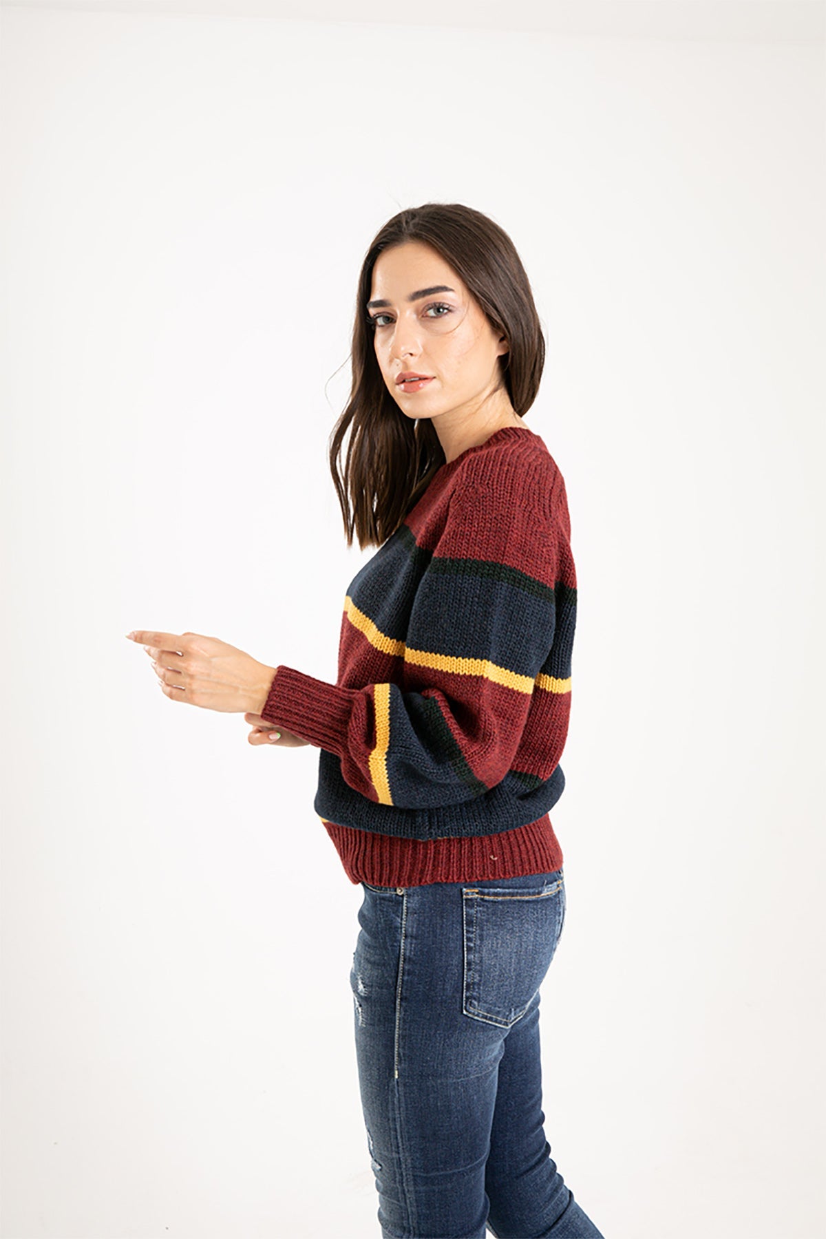 Polo Ralph Lauren Yuvarlak Yaka Yün Kazak