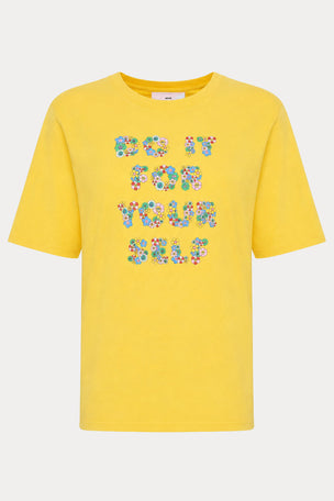 Chiara Ferragni Yuvarlak Yaka Yazılı T-shirt