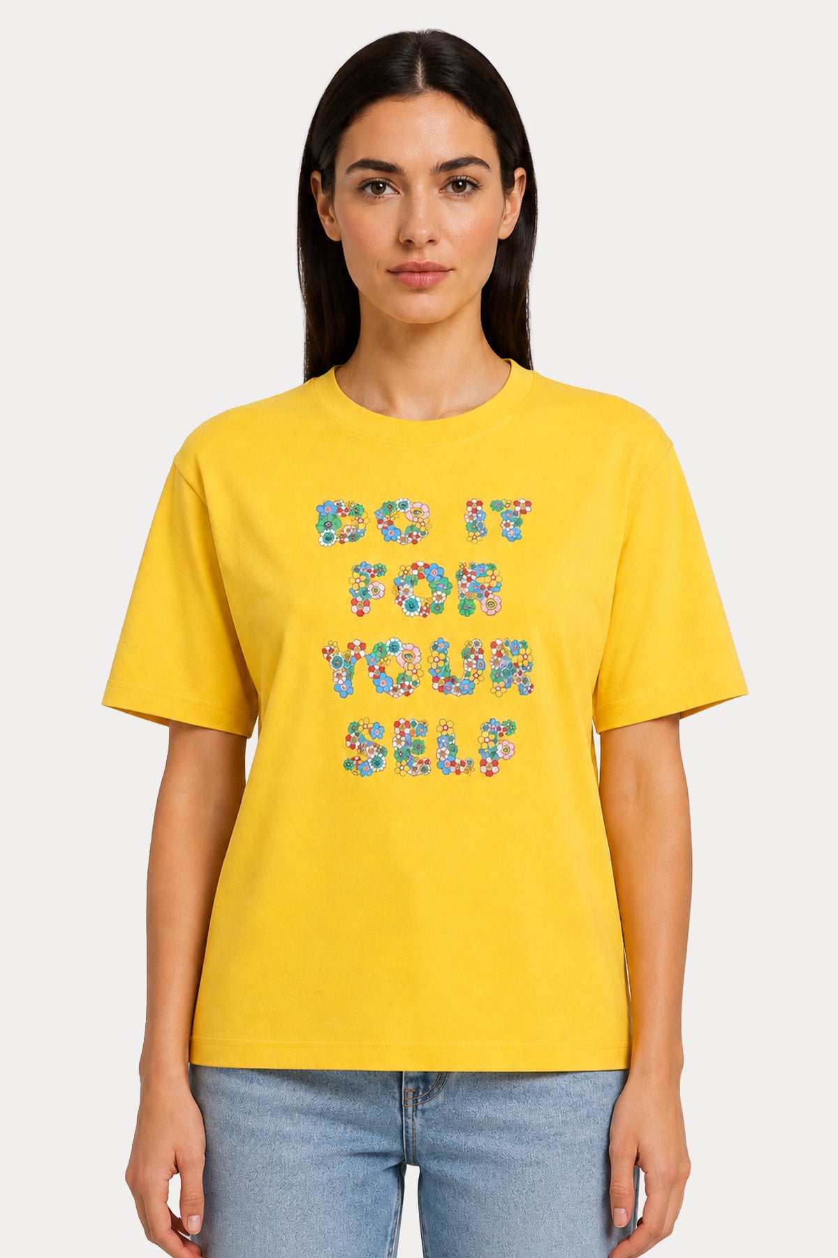 Chiara Ferragni Yuvarlak Yaka Yazılı T-shirt