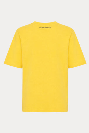 Chiara Ferragni Yuvarlak Yaka Yazılı T-shirt