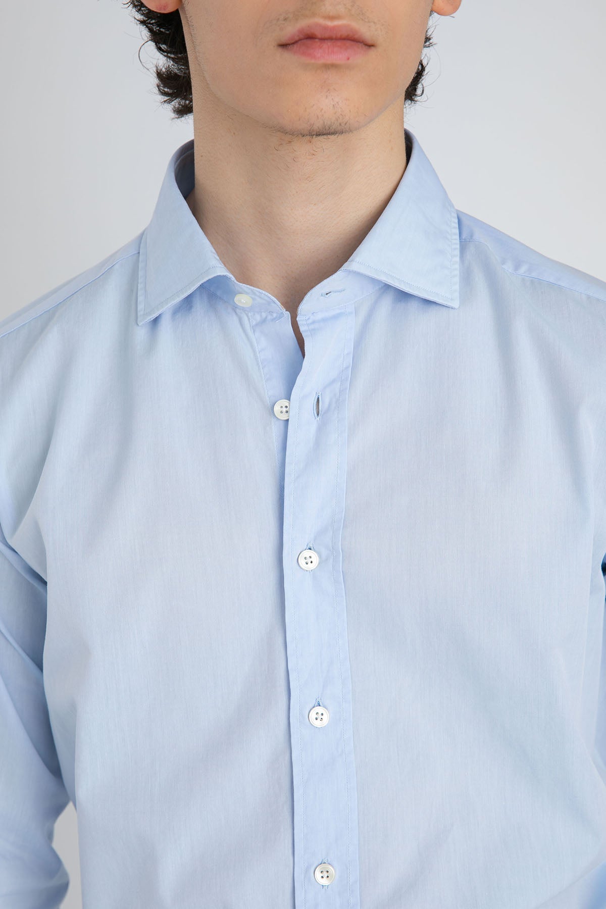 Tintoria Mattei Klasik Yaka Gömlek