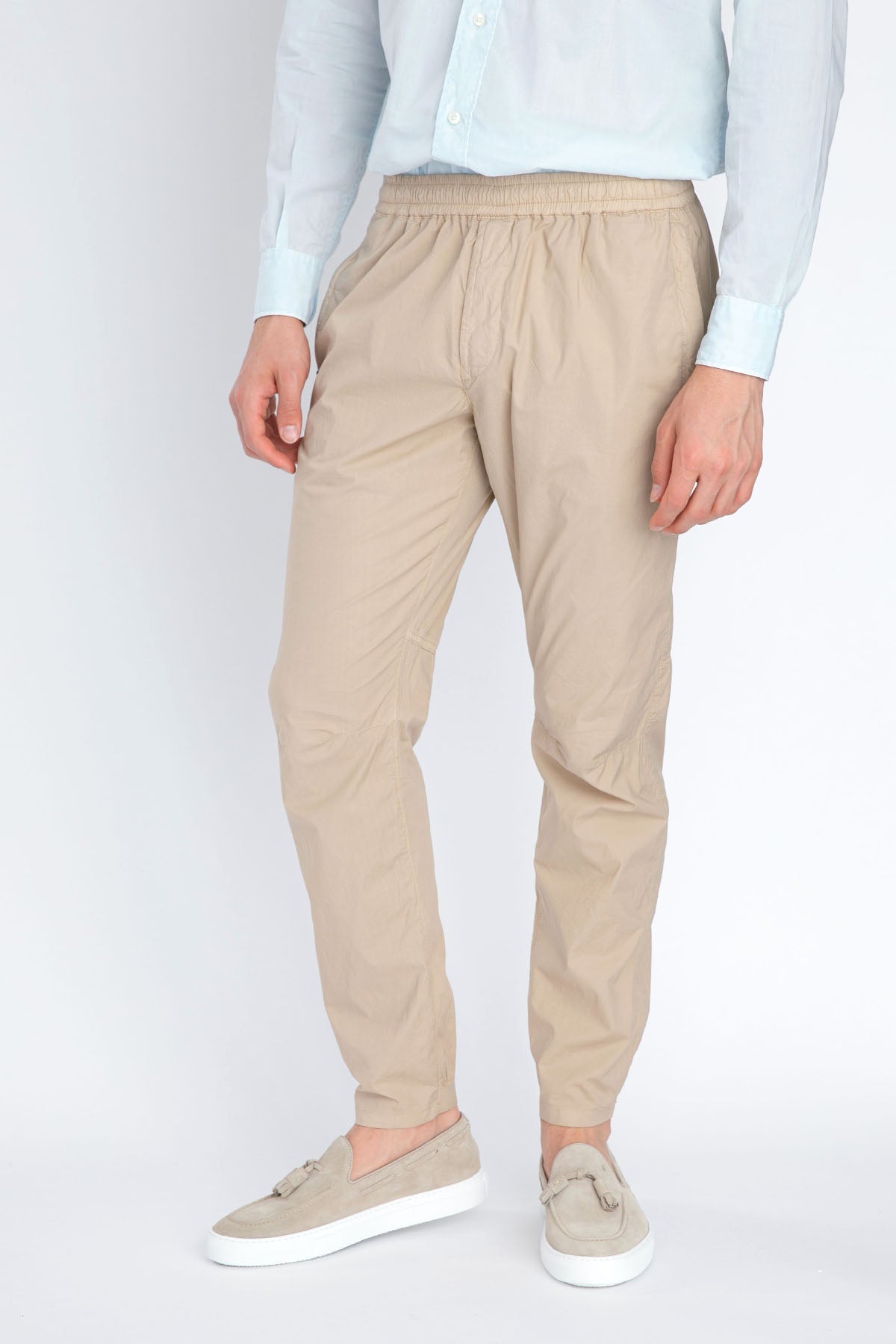 Fradi Beli Lastikli Streç Pantolon