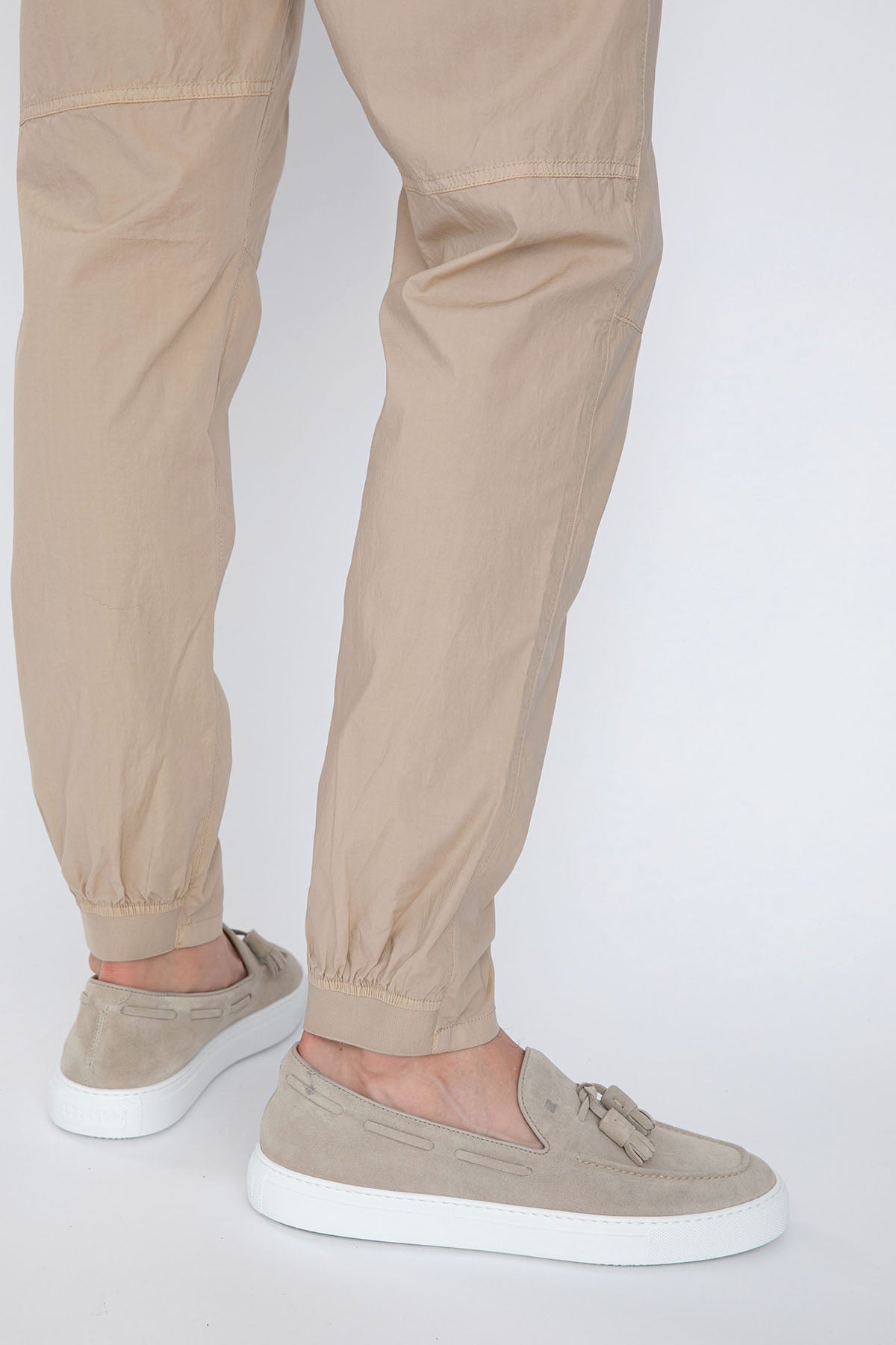 Fradi Beli Lastikli Streç Pantolon