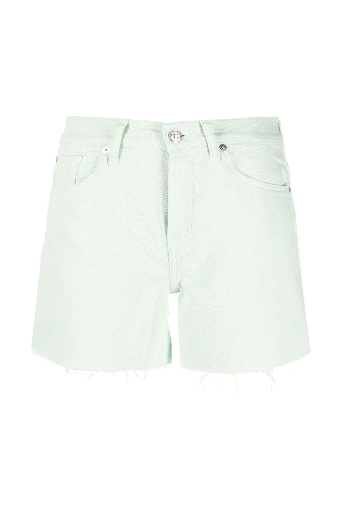 7 For All Mankind Billie Yüksek Bel Jean Streç Şort